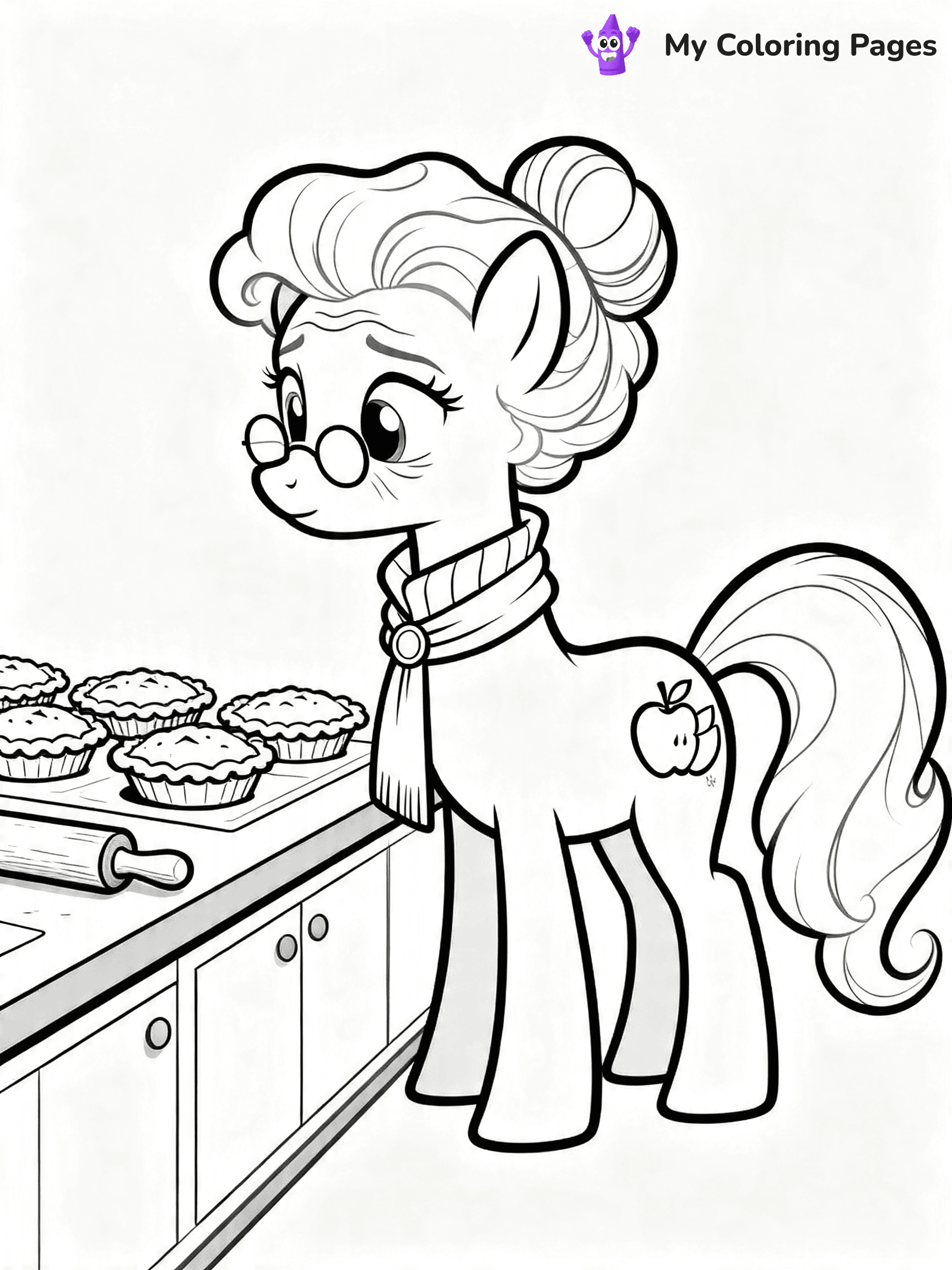 Apple Jack Coloring Pages - 2