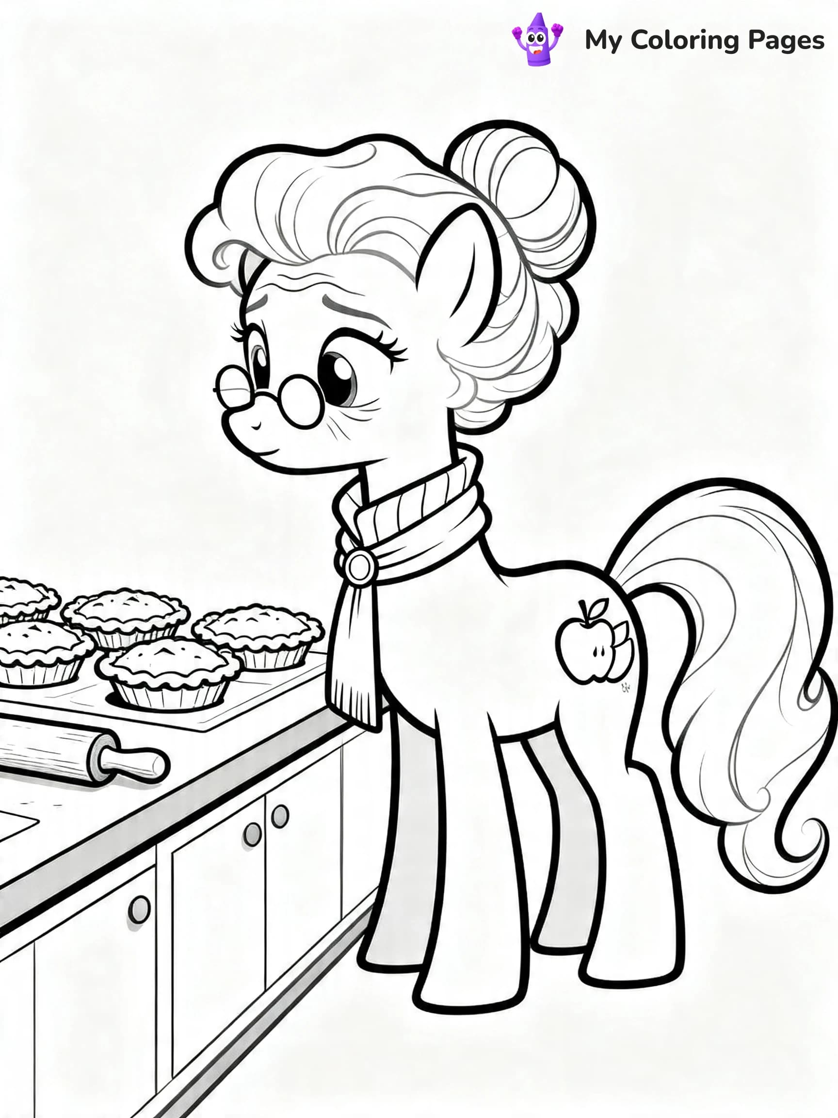 Apple Jack Coloring Pages - 2