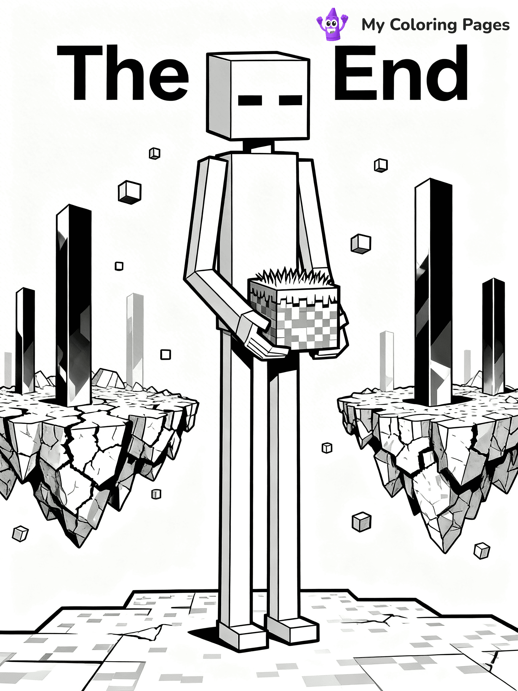 Ender Dragon Coloring Pages - 11