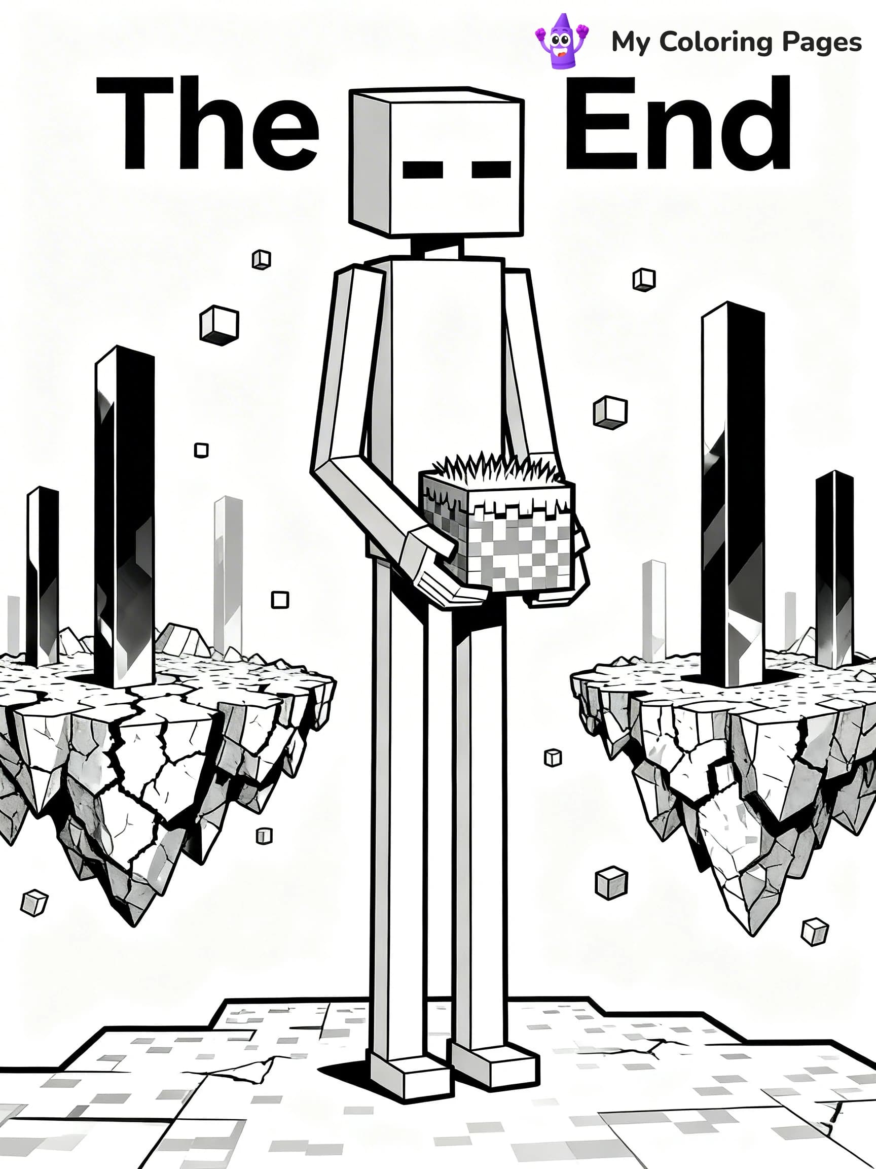 Ender Dragon Coloring Pages - 11