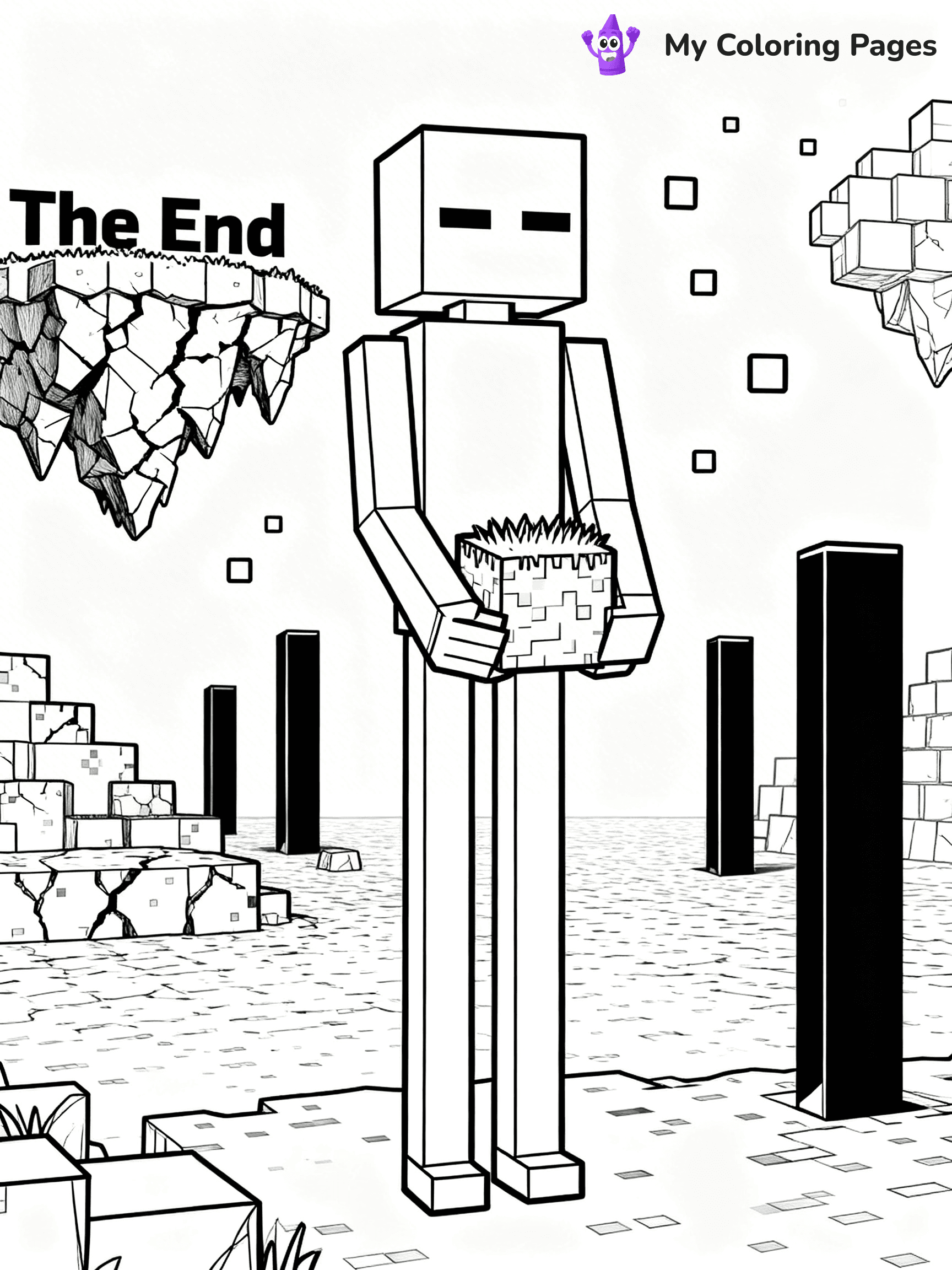 Ender Dragon Coloring Pages - 10