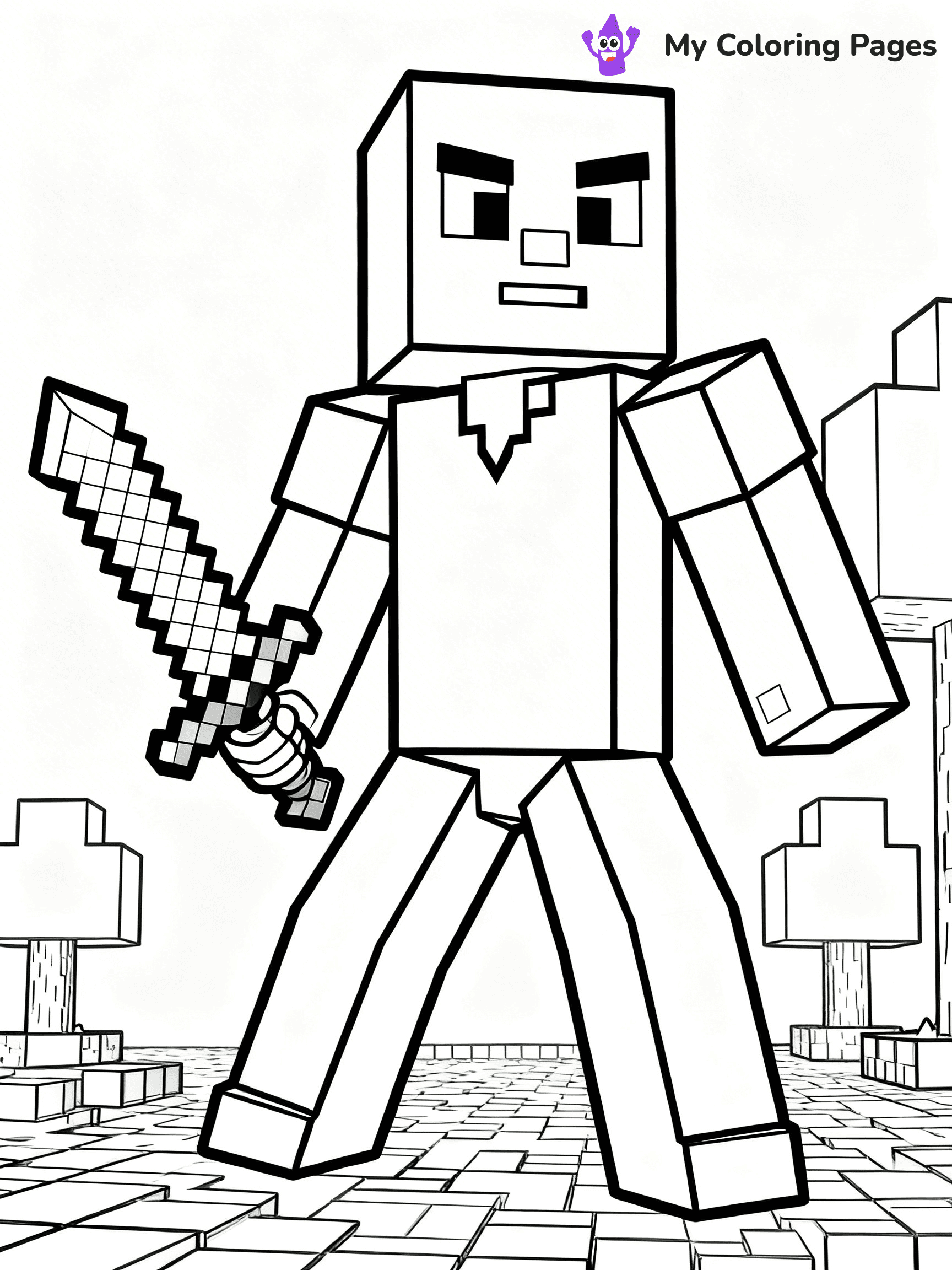 Ender Dragon Coloring Pages - 7