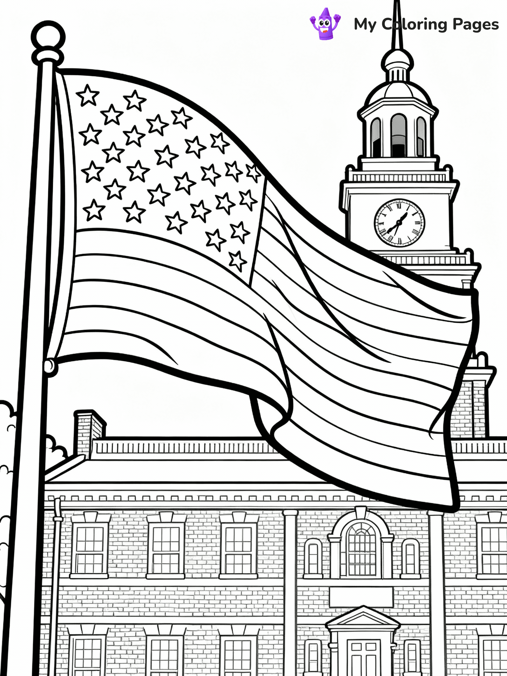 Fourth Of July Coloring Pages - 9