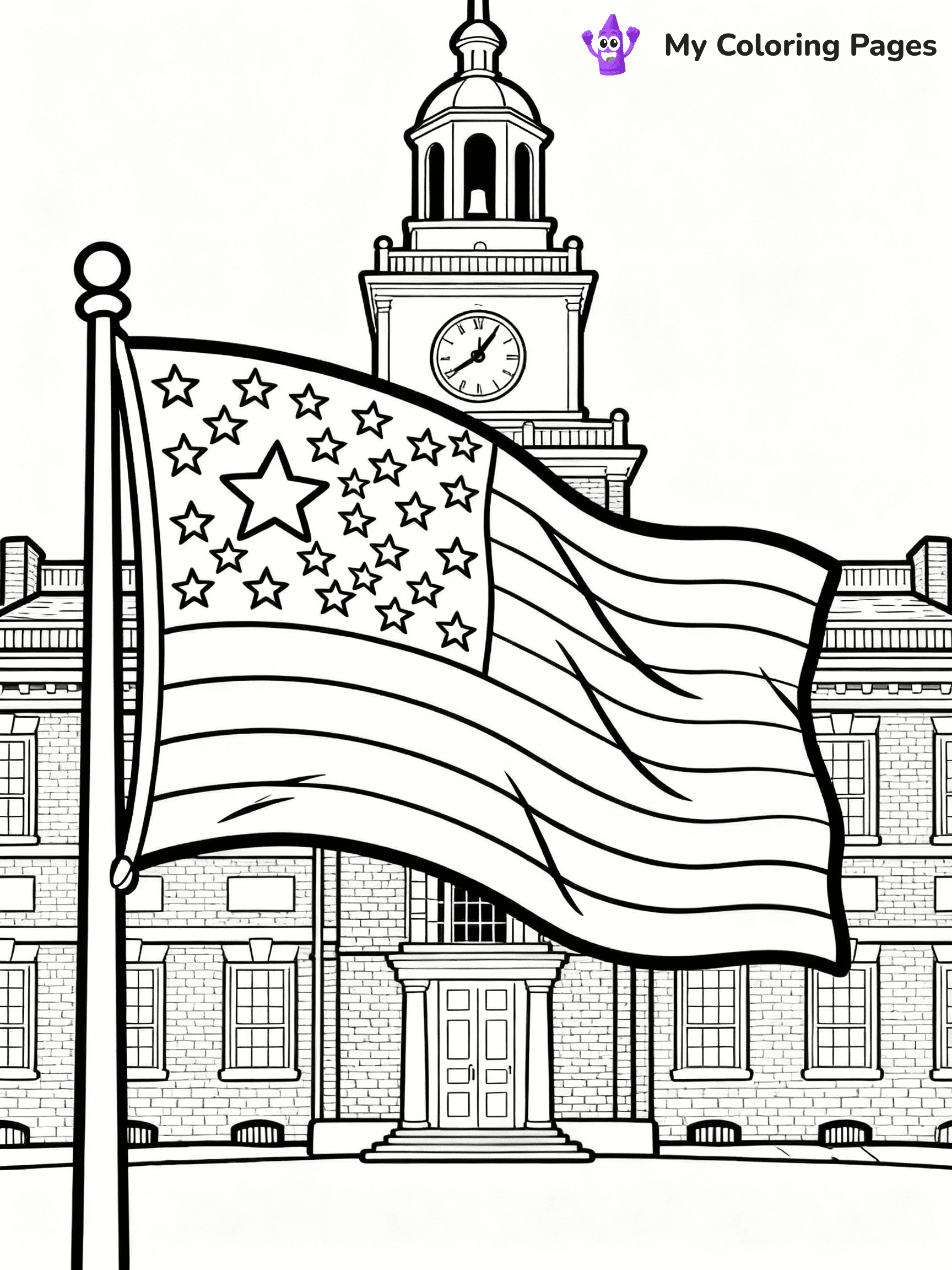 Fourth Of July Coloring Pages - 7