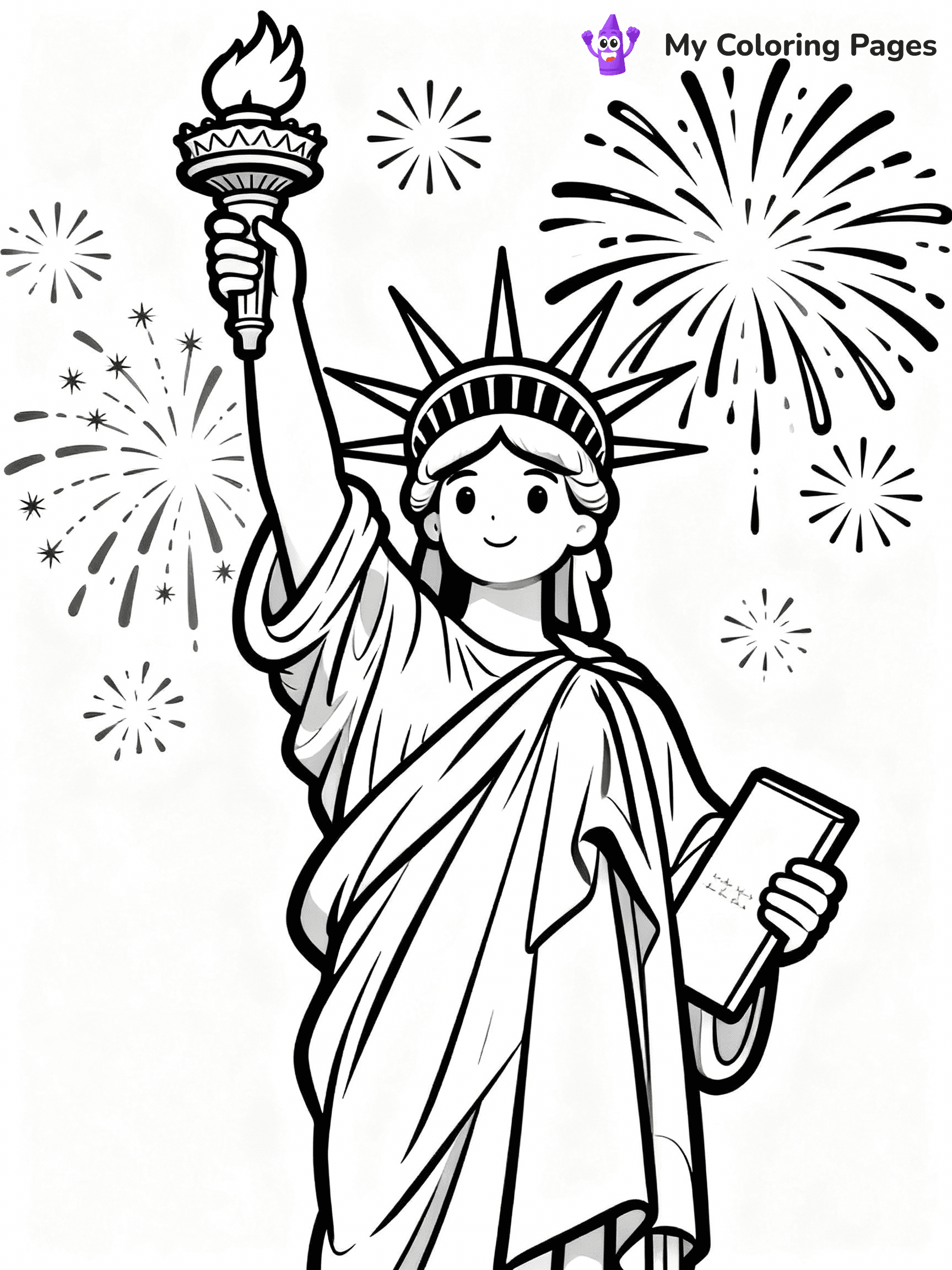 Fourth Of July Coloring Pages - 4