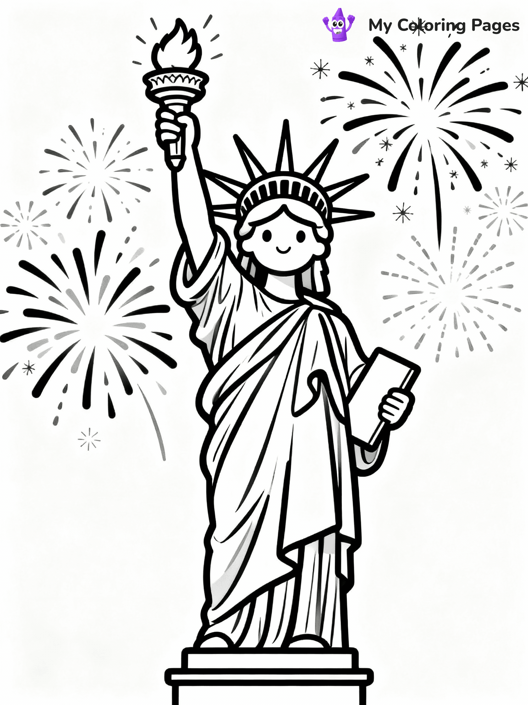 Fourth Of July Coloring Pages - 3