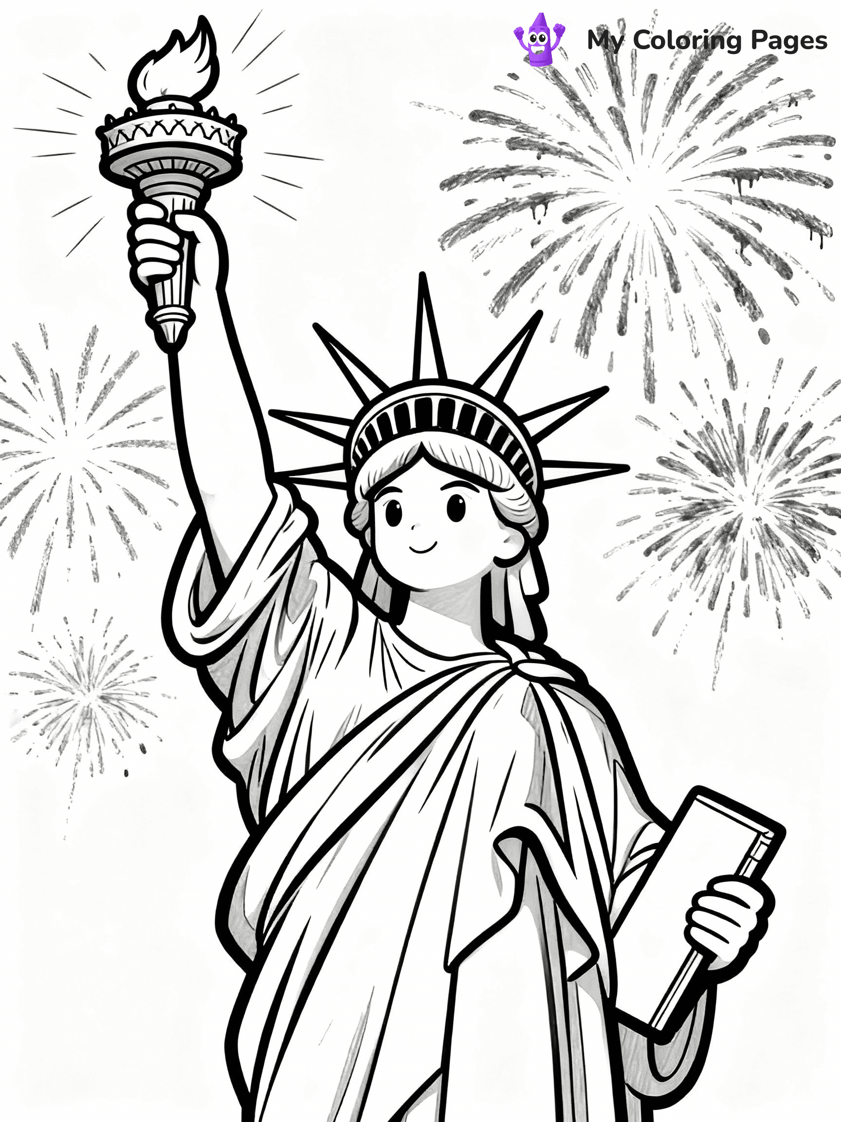 Fourth Of July Coloring Pages - 2