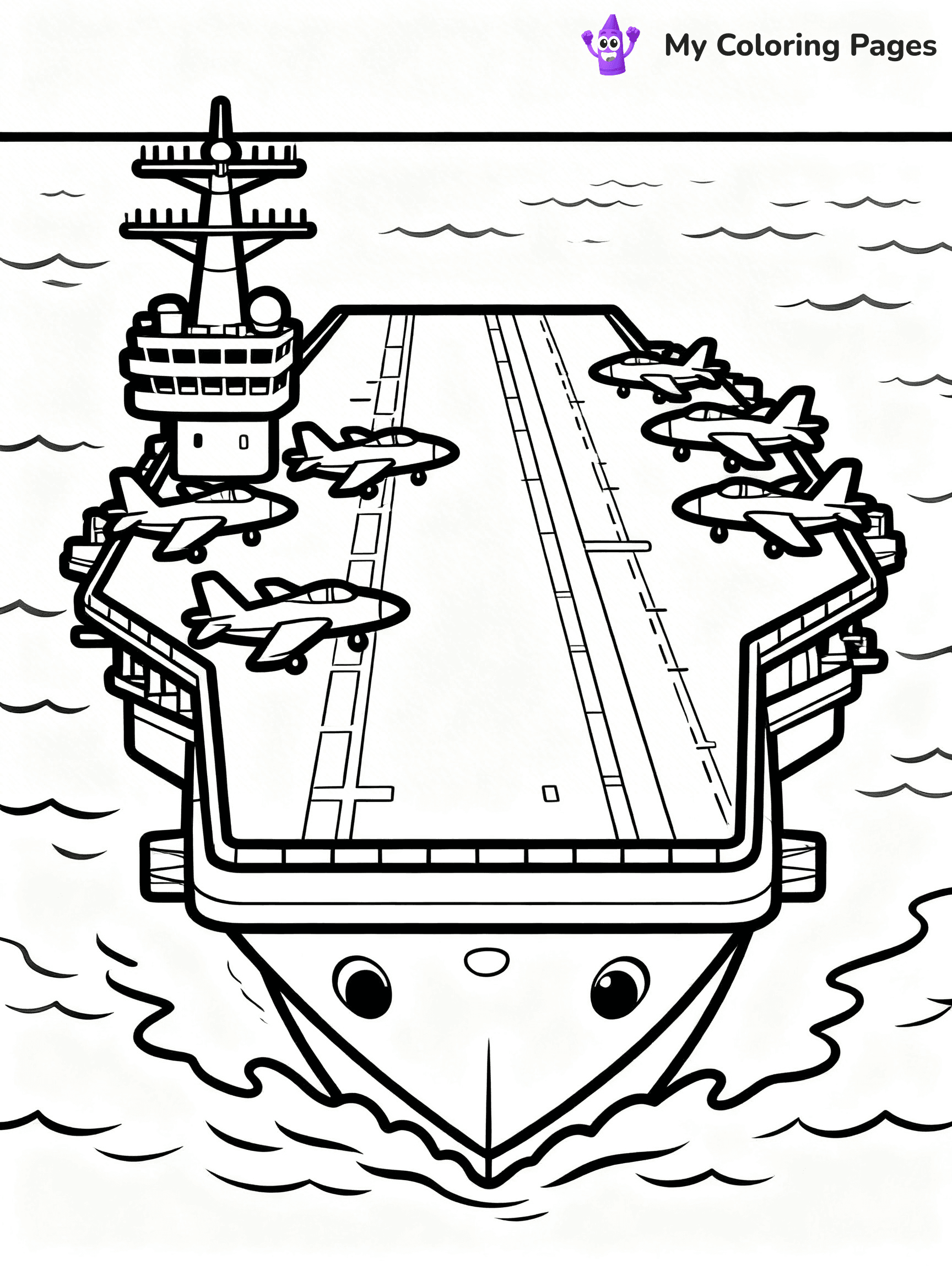 Battleship Coloring Pages - 68