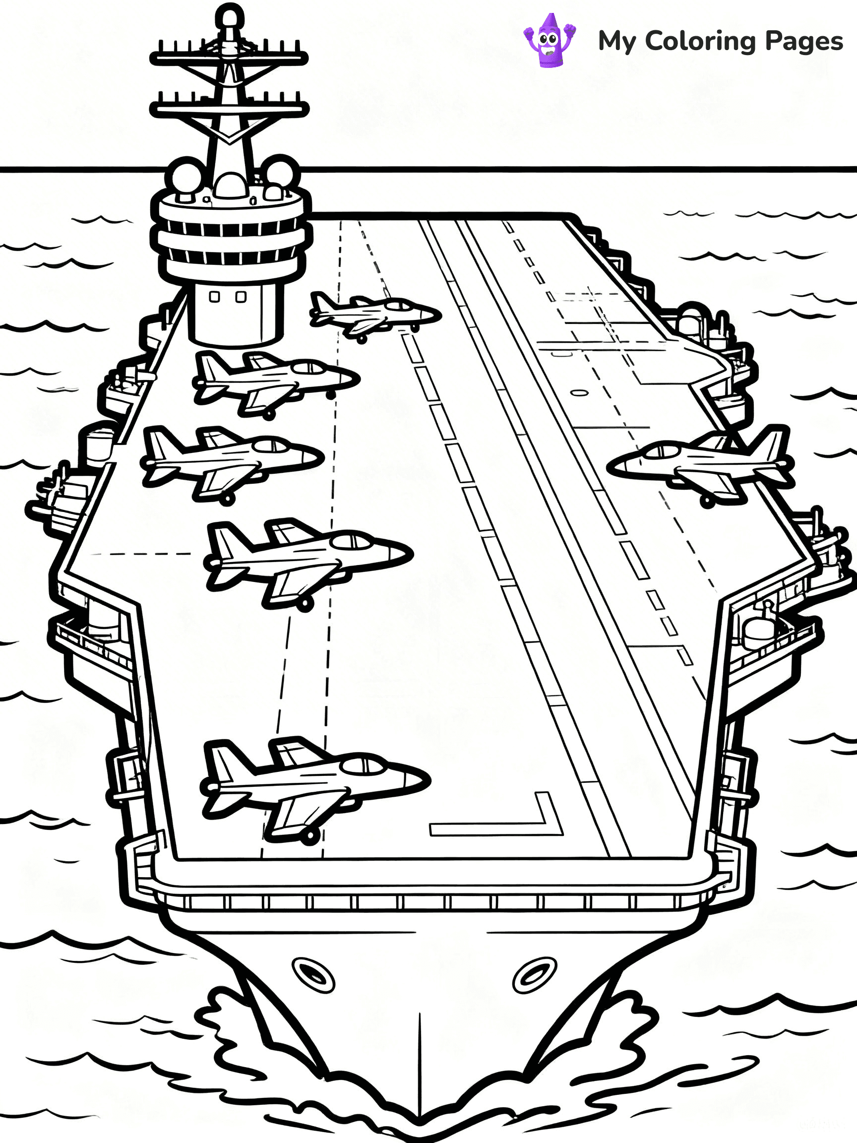 Battleship Coloring Pages - 66