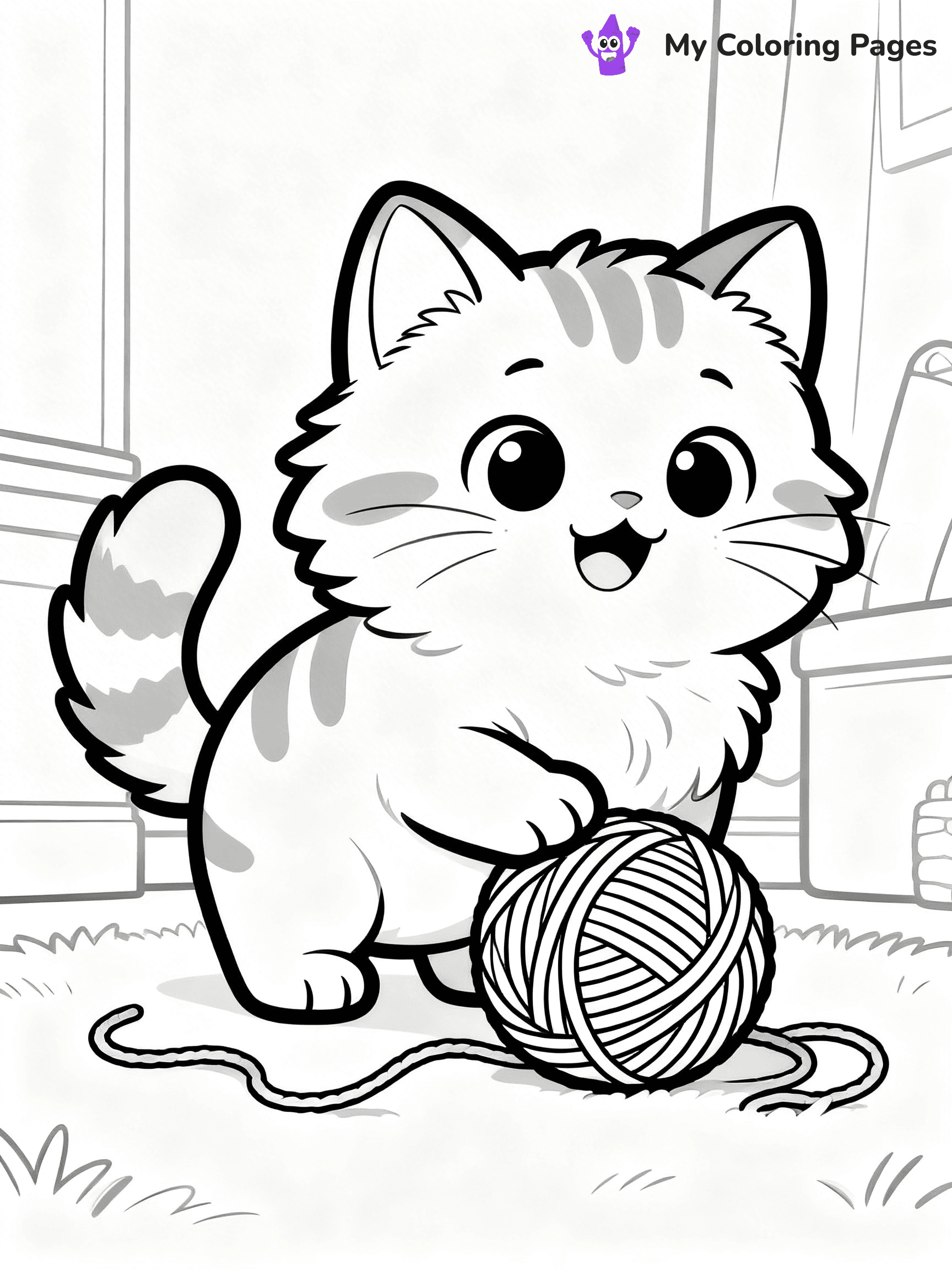 Easy Cute Animal Coloring Pages - 26