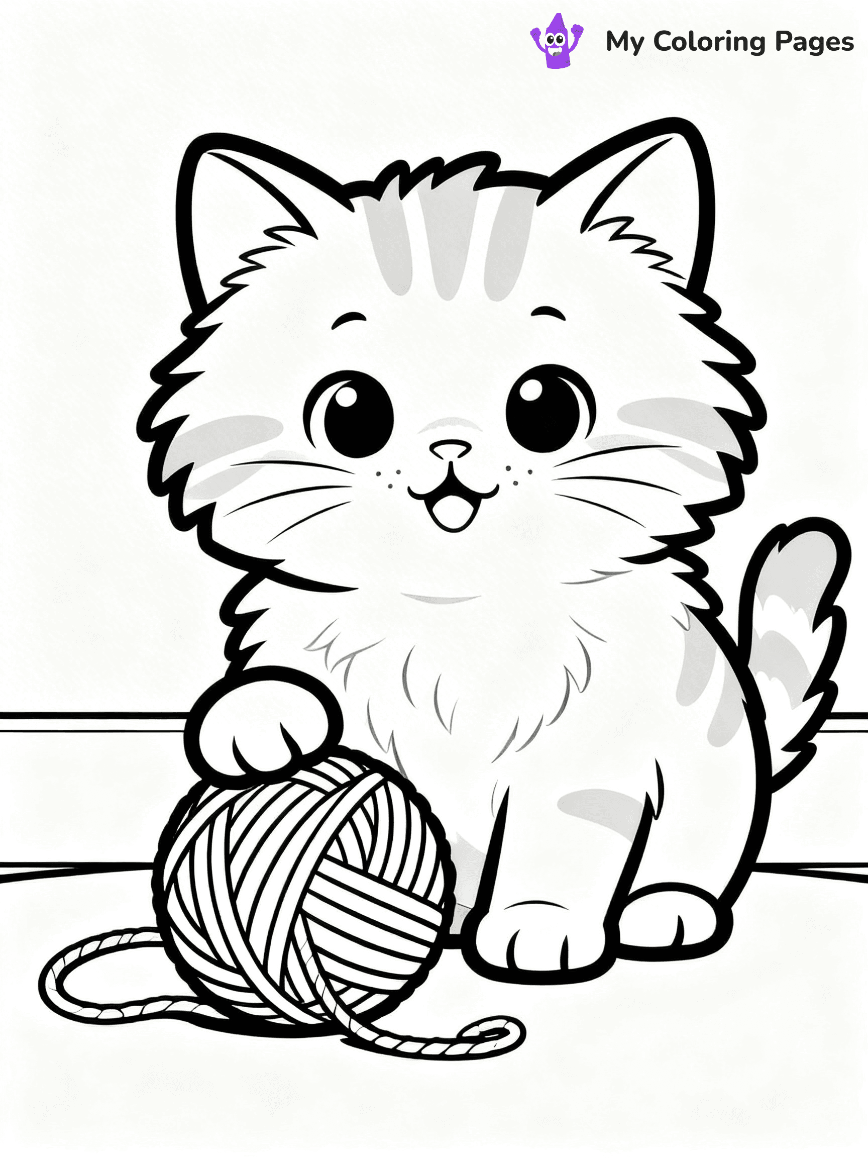 Easy Cute Animal Coloring Pages - 24