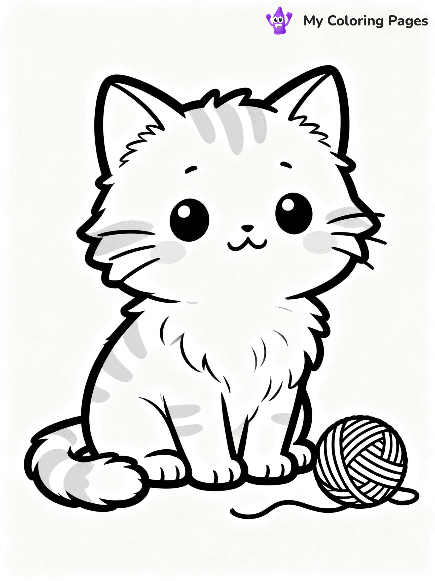 Easy Cute Animal Coloring Pages - 23