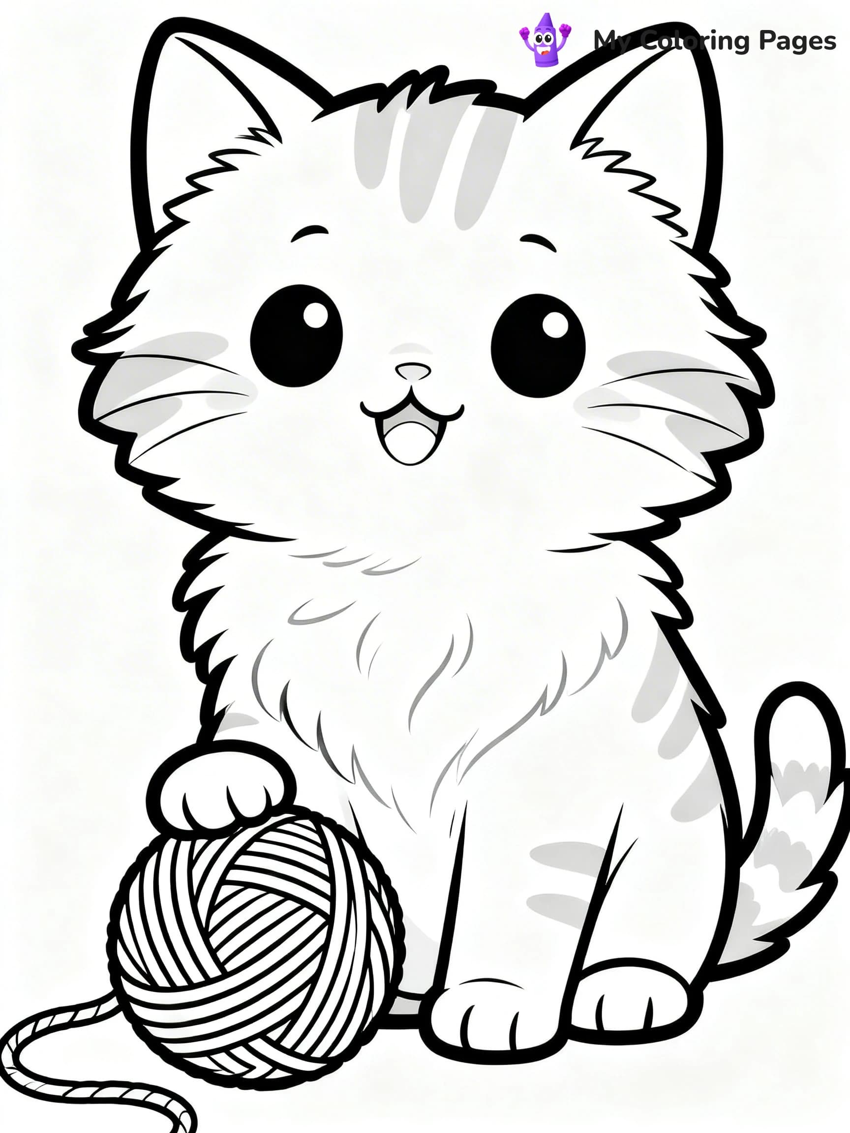 Easy Cute Animal Coloring Pages - 22