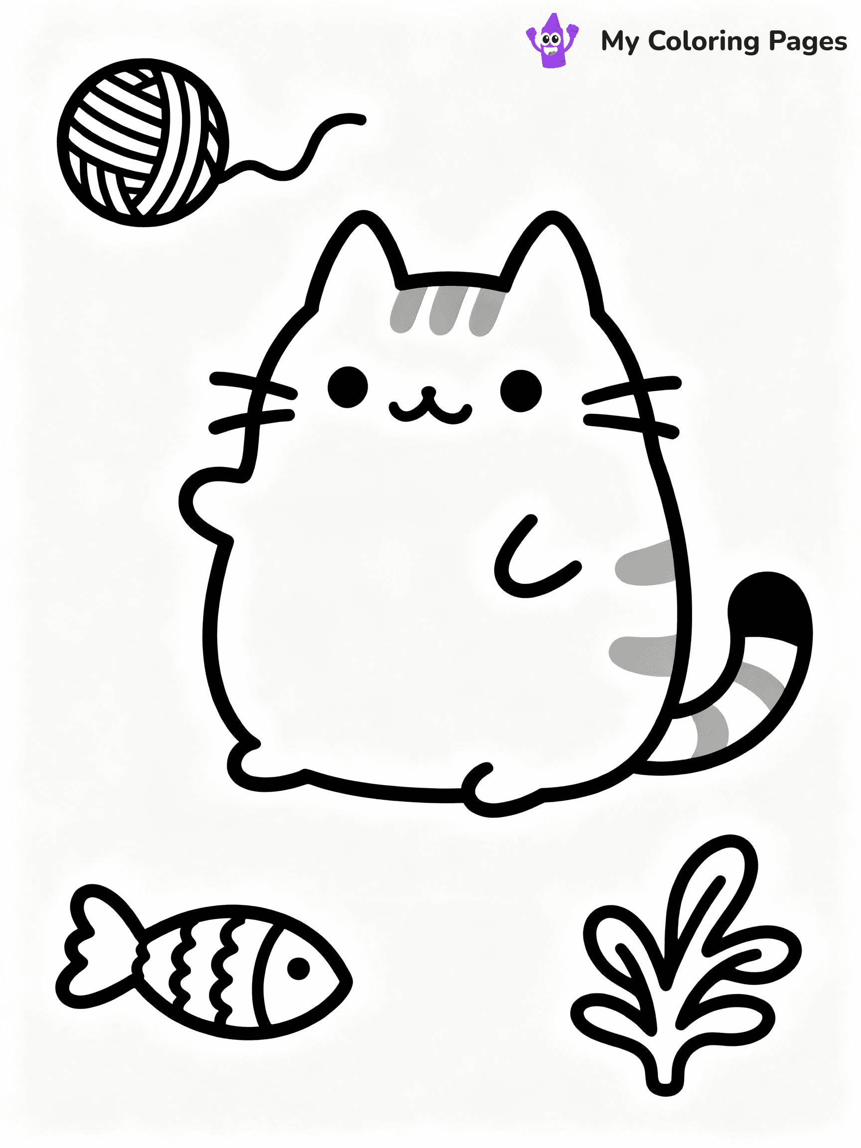 Pusheen Coloring Pages - 54