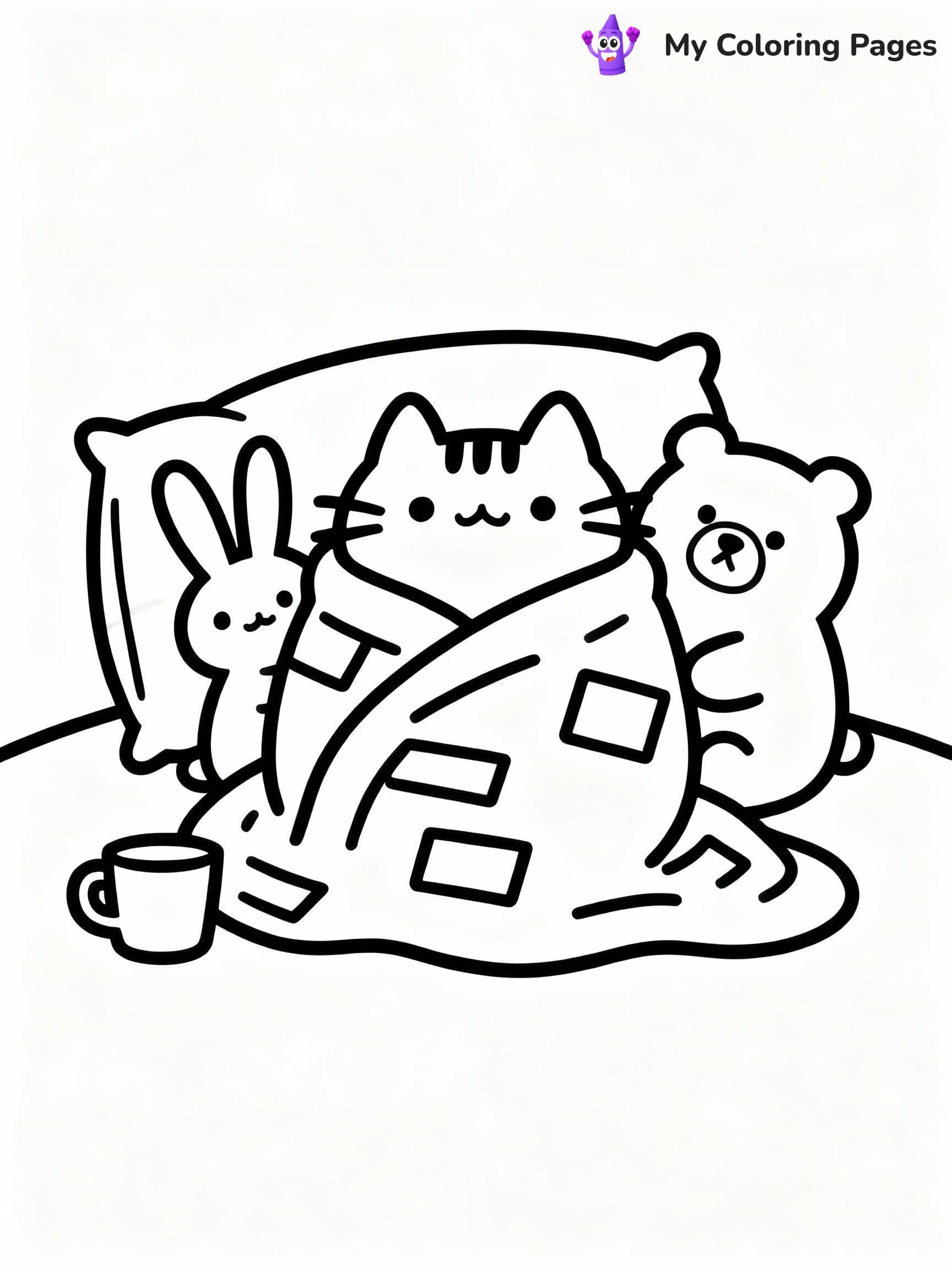 Pusheen Coloring Pages - 17