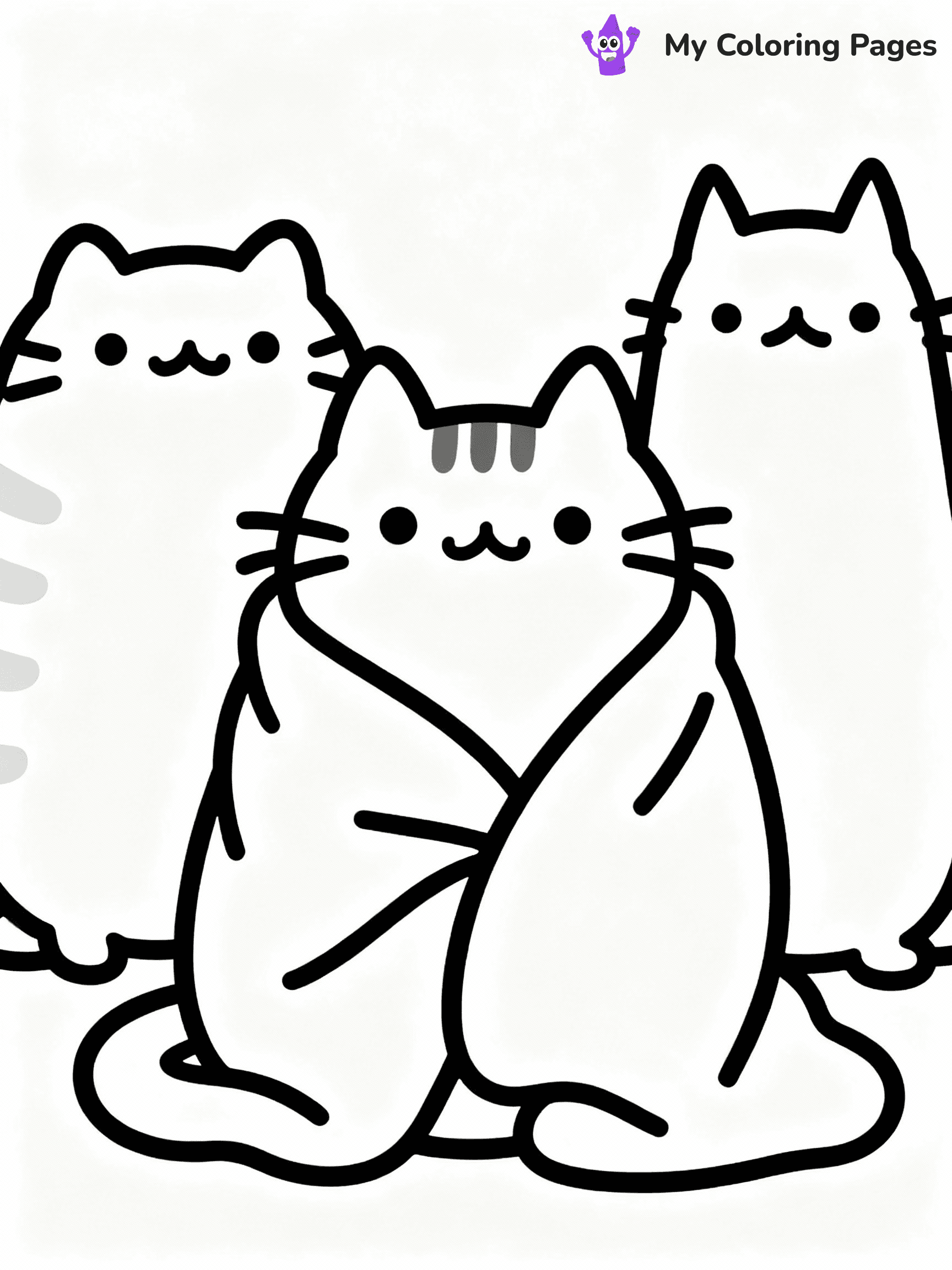 Pusheen Coloring Pages - 16