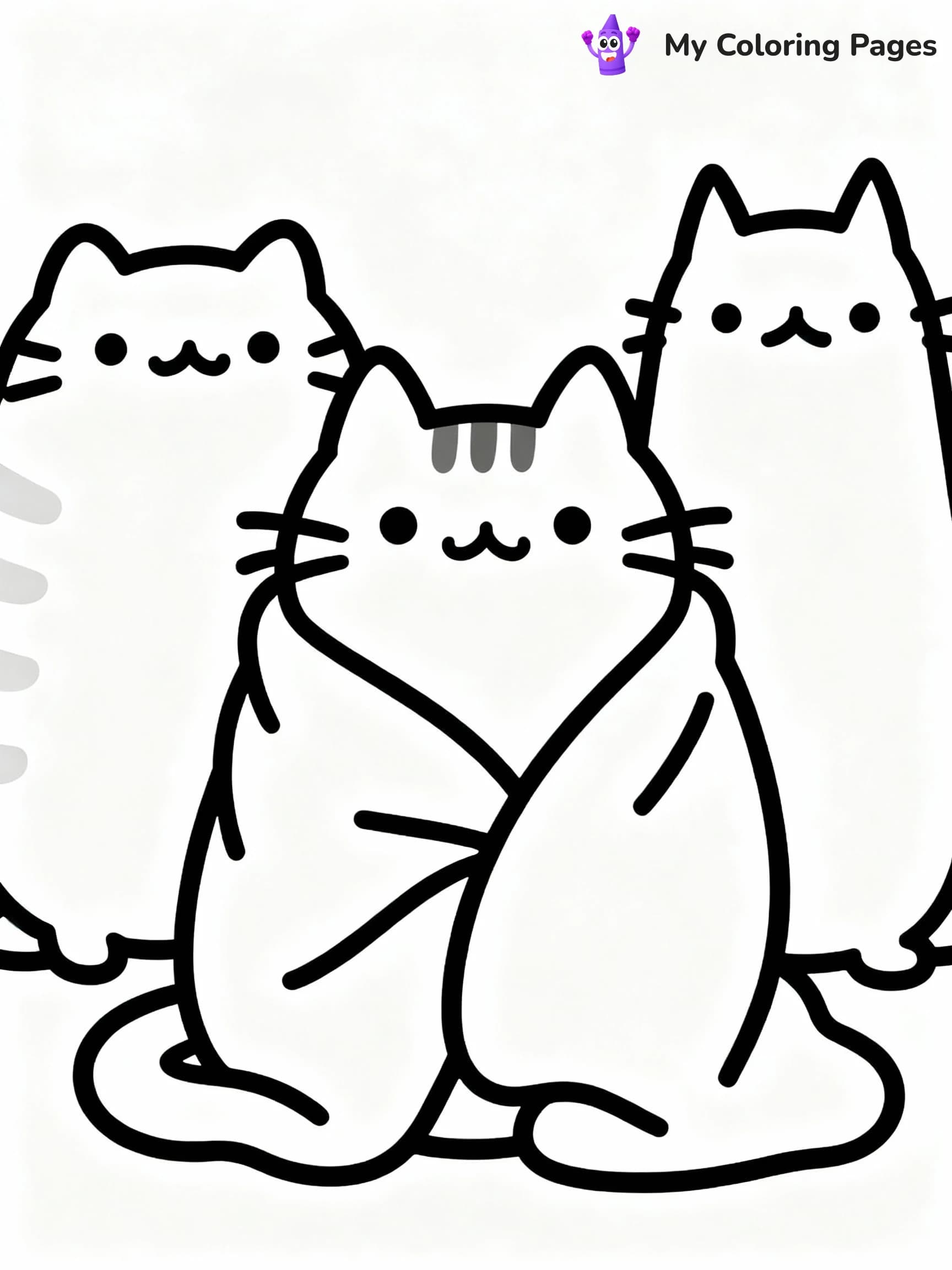 Pusheen Coloring Pages - 16