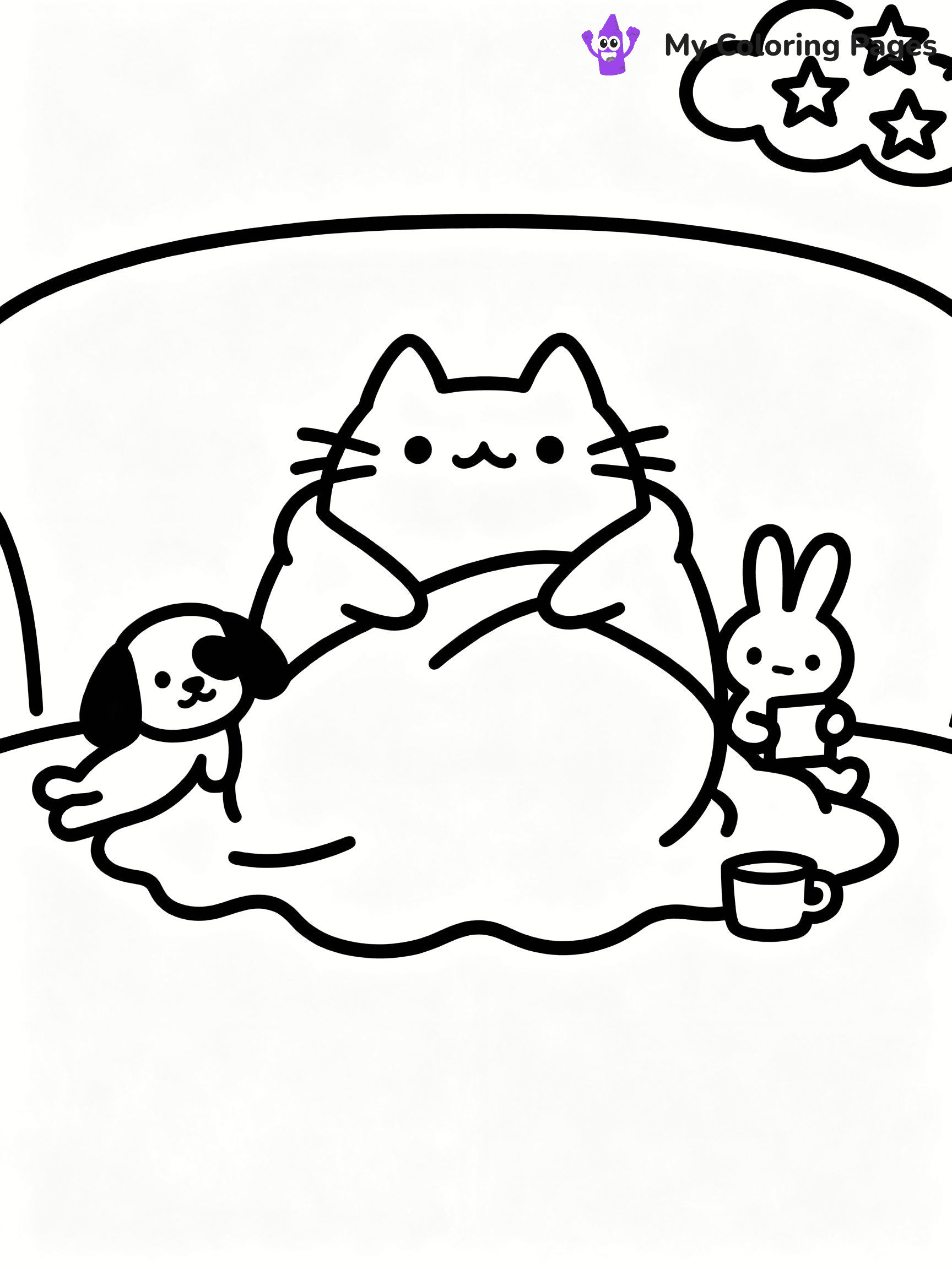 Pusheen Coloring Pages - 12
