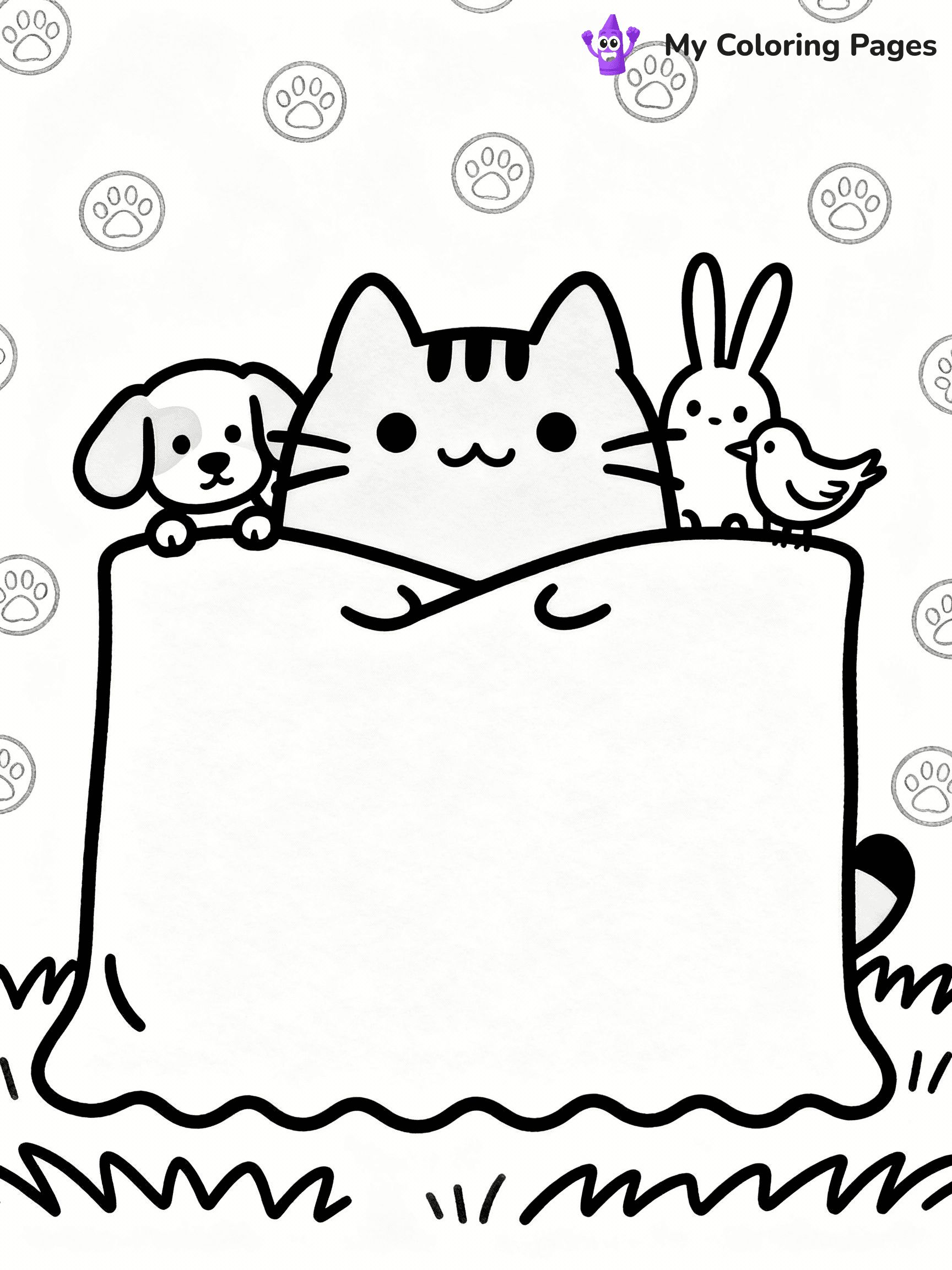 Pusheen Coloring Pages - 10