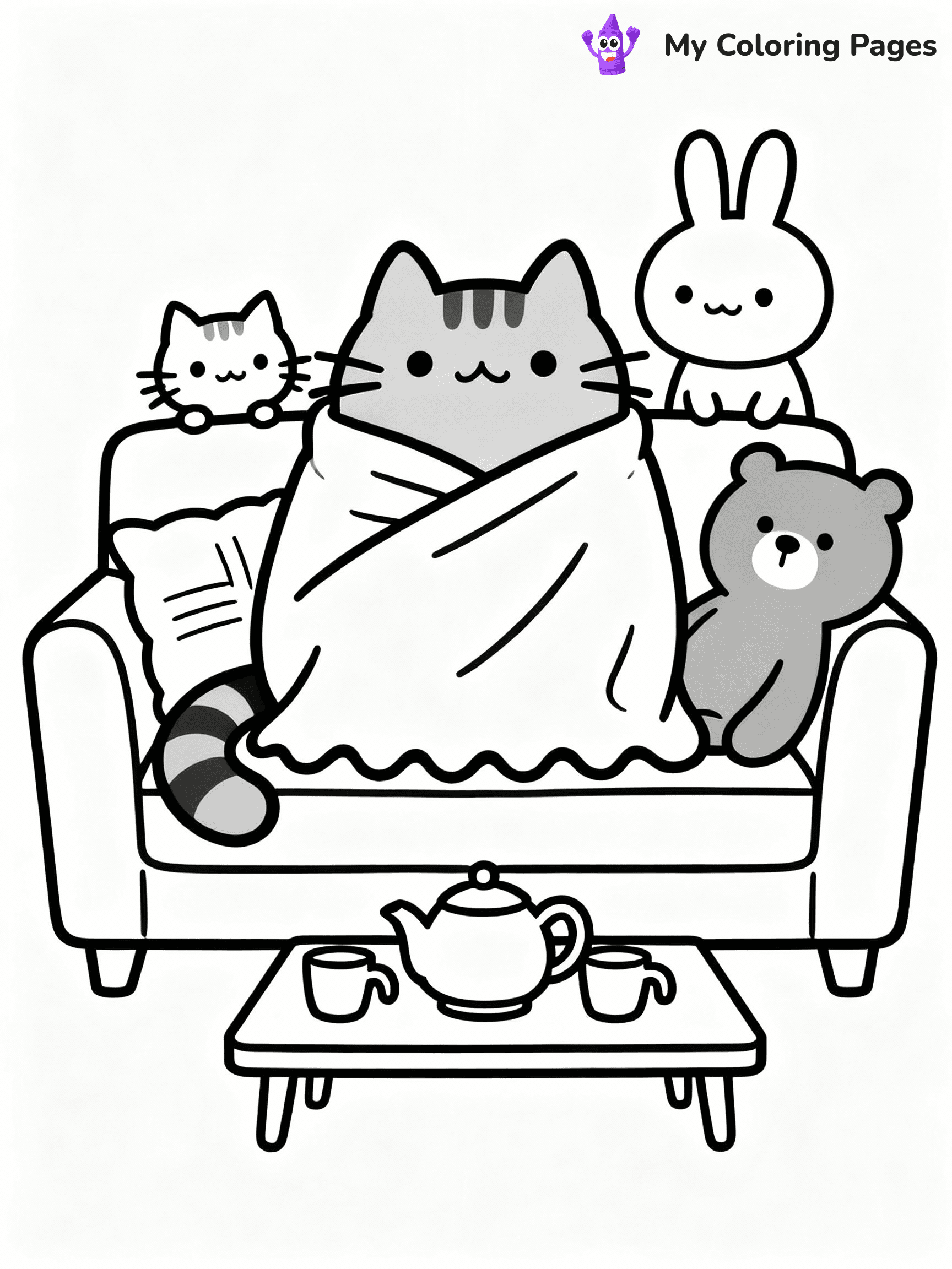 Pusheen Coloring Pages - 7