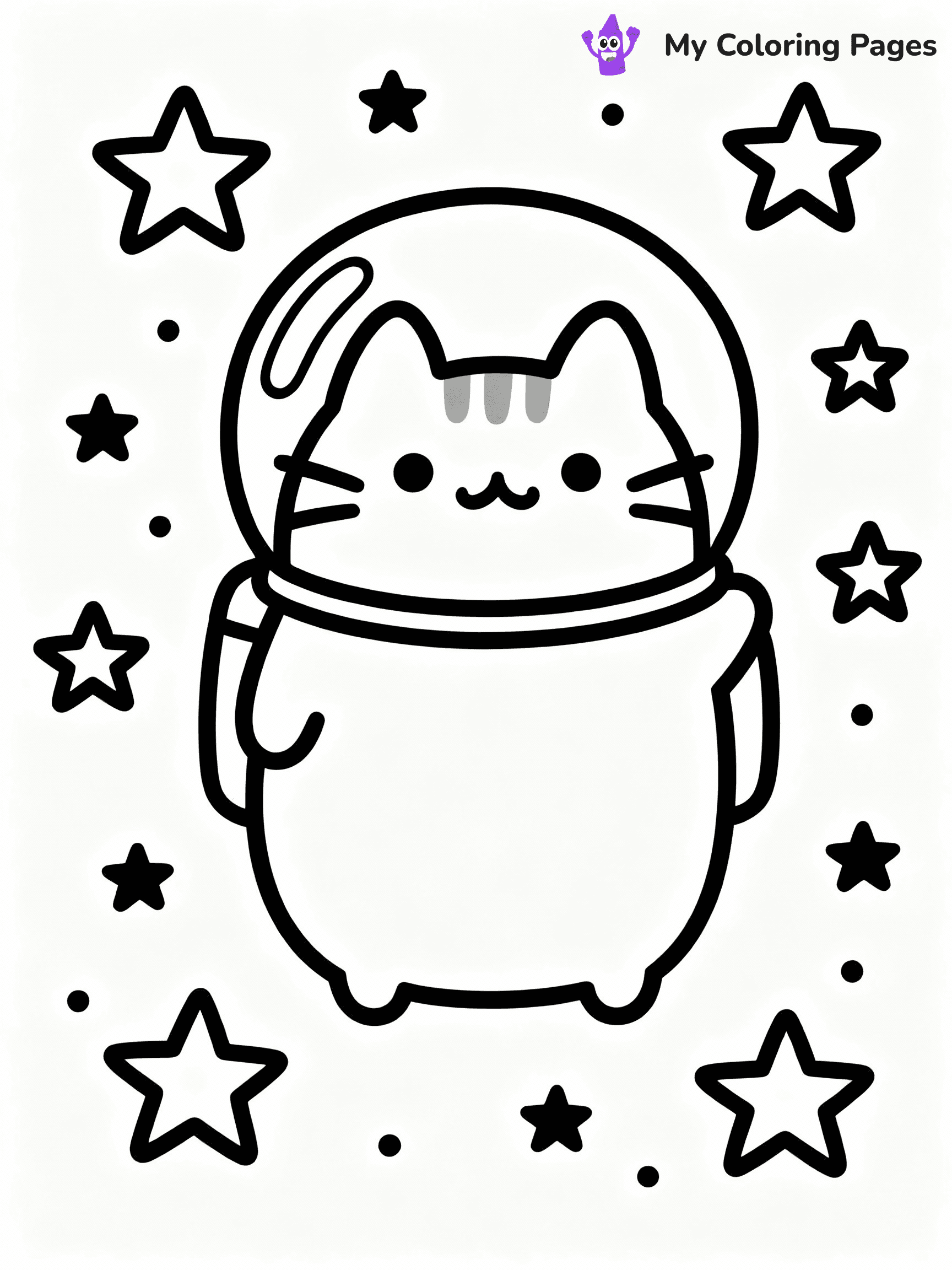 Pusheen Coloring Pages - 3