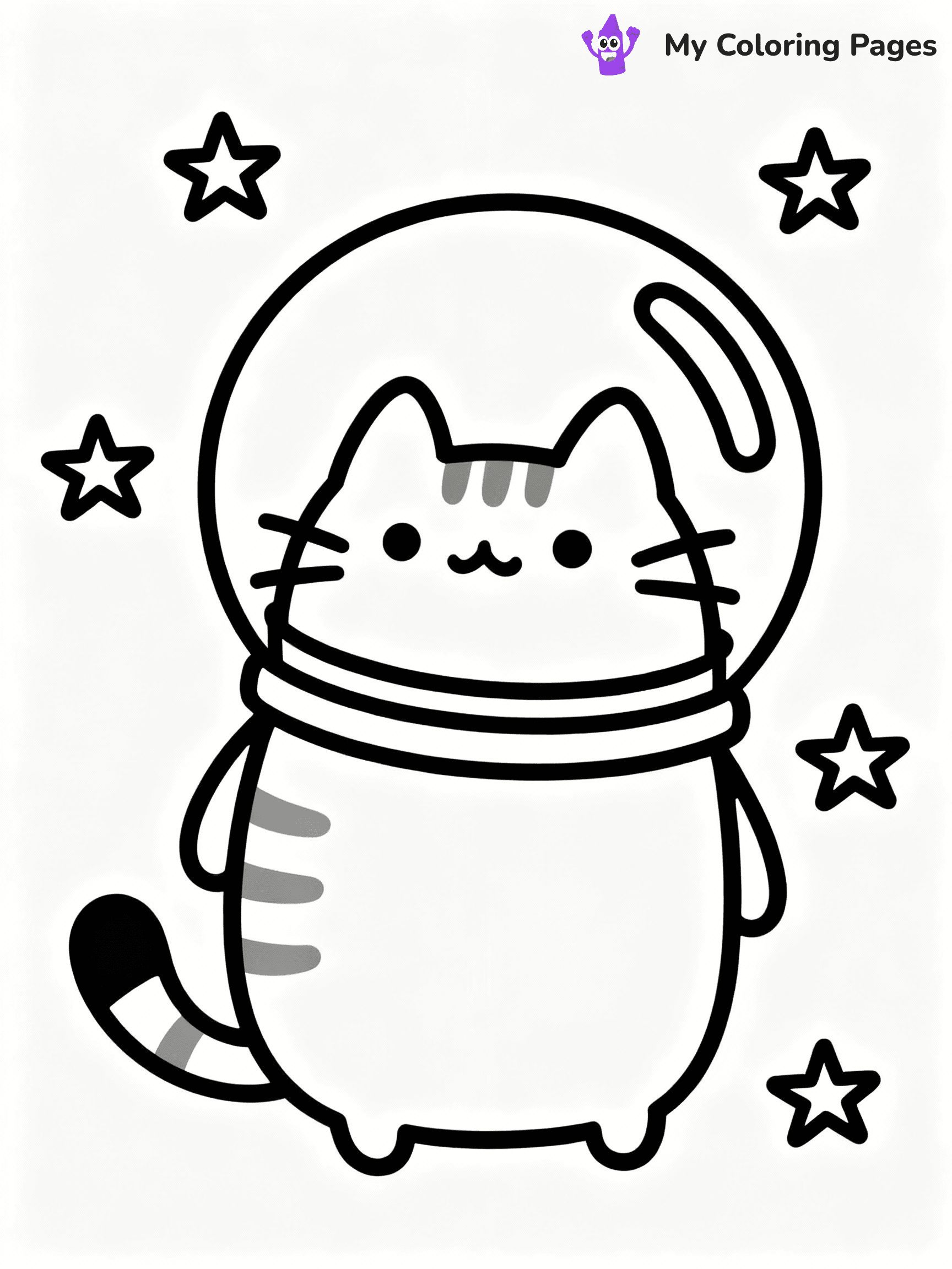 Pusheen Coloring Pages - 2