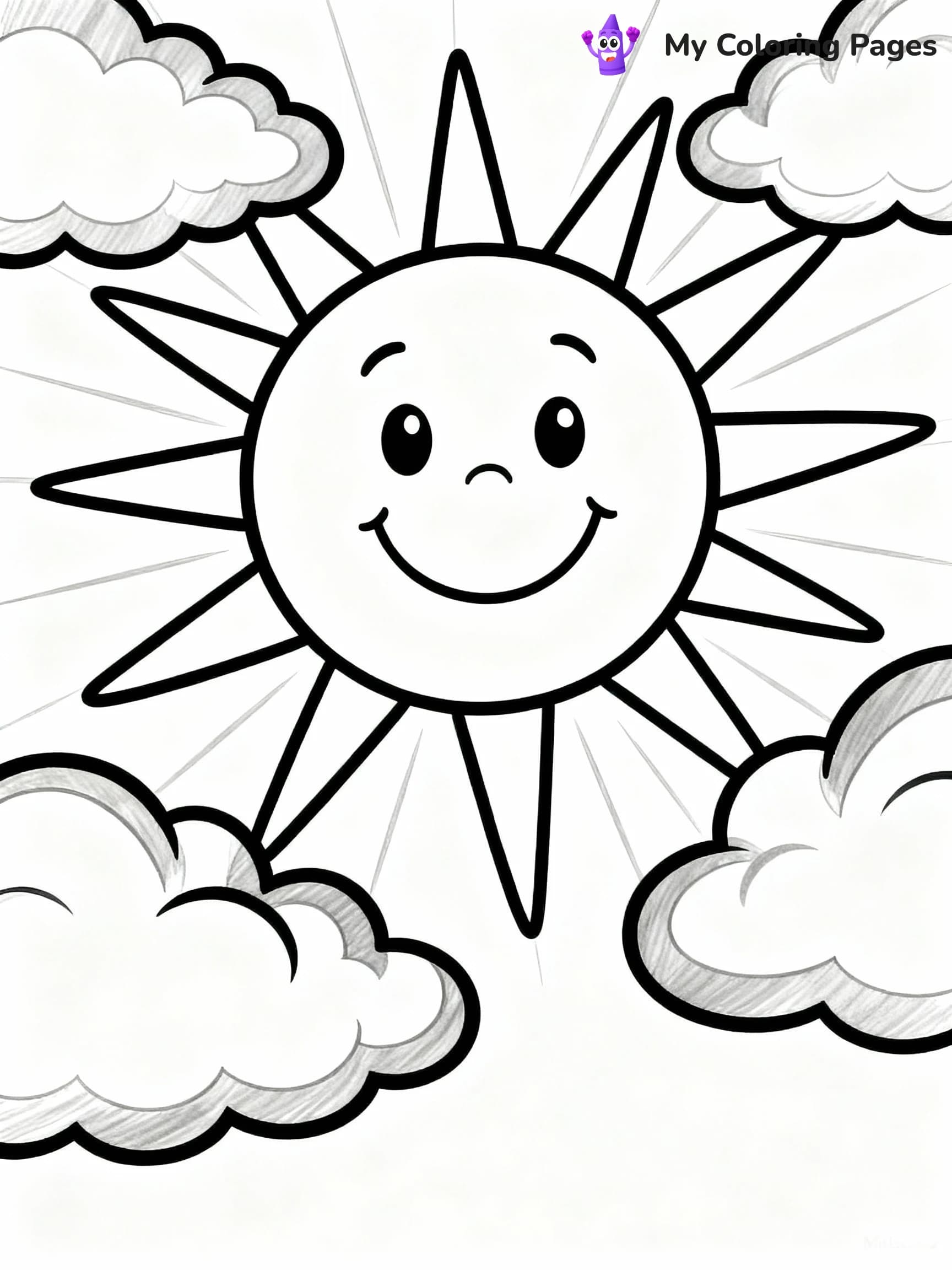 Sun Coloring Pages - 24