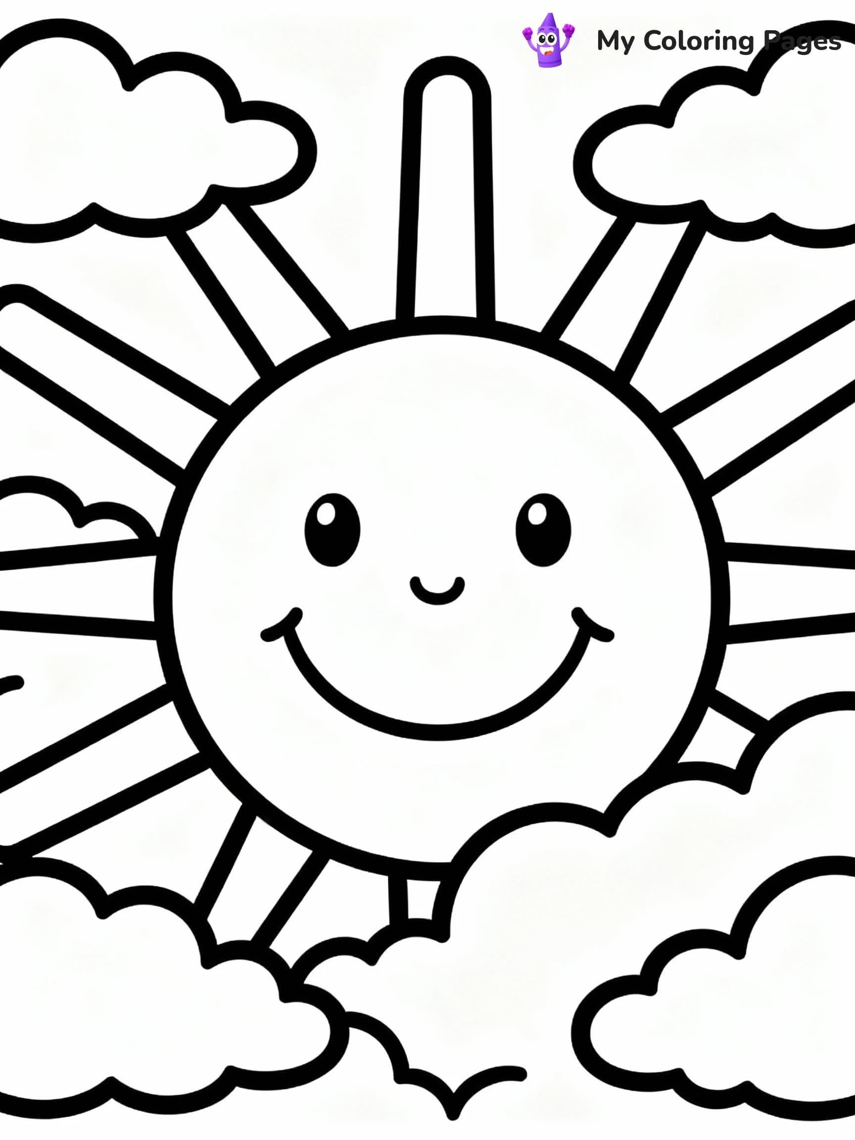 Sun Coloring Pages - 23