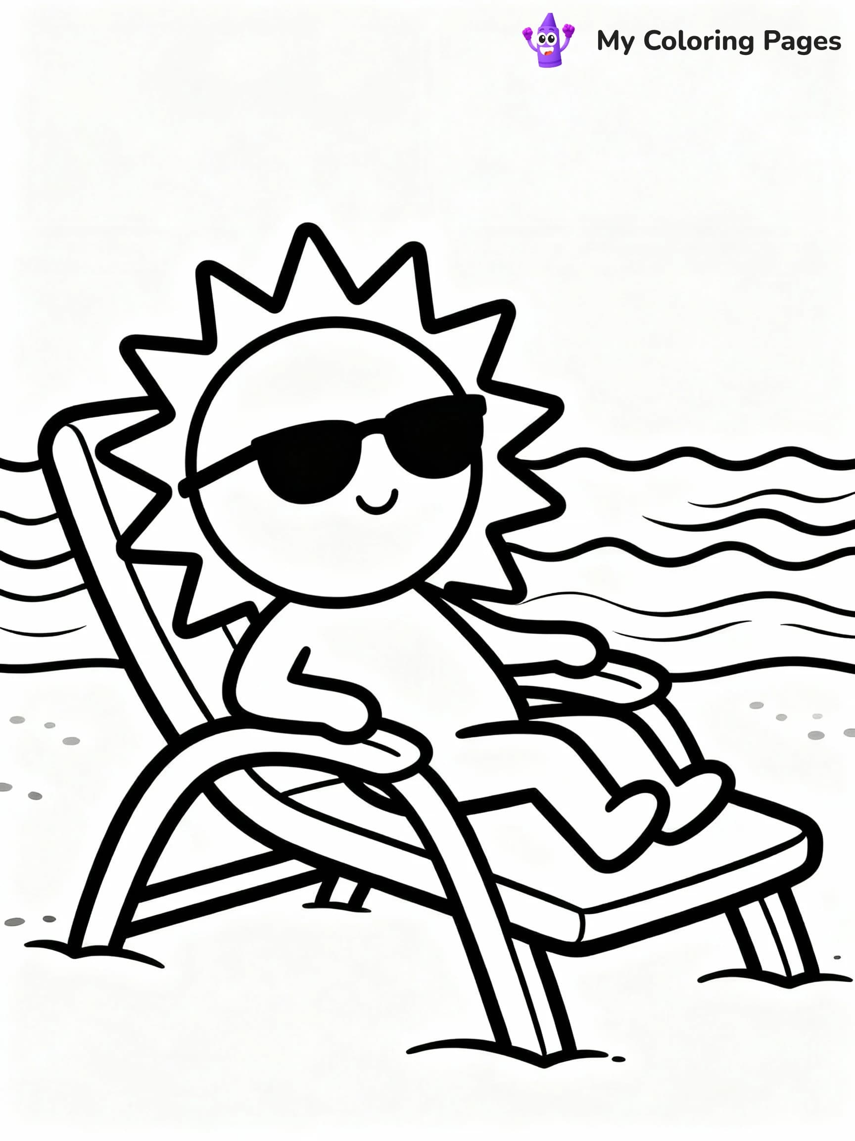 Sun Coloring Pages - 21