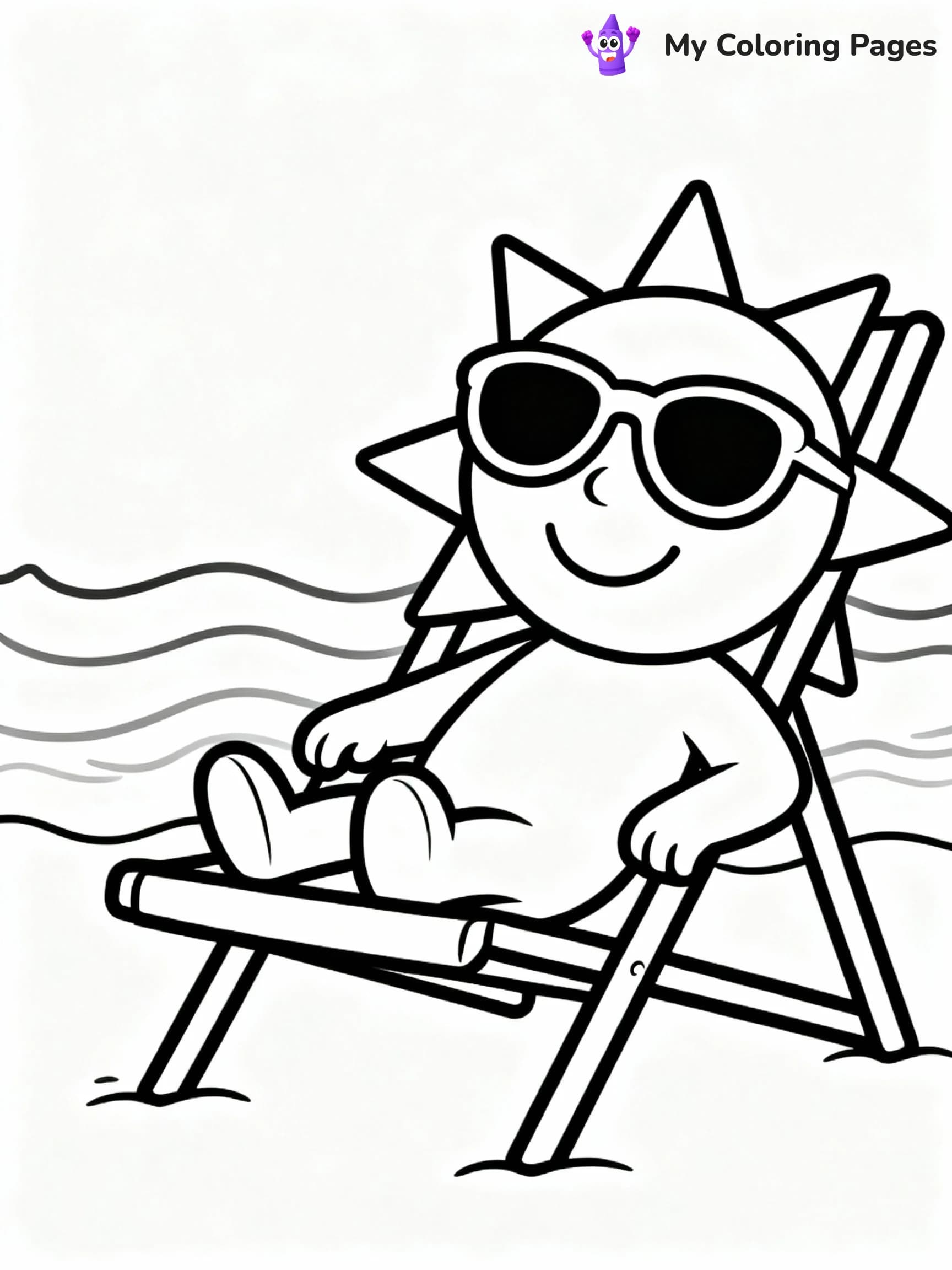 Sun Coloring Pages - 19