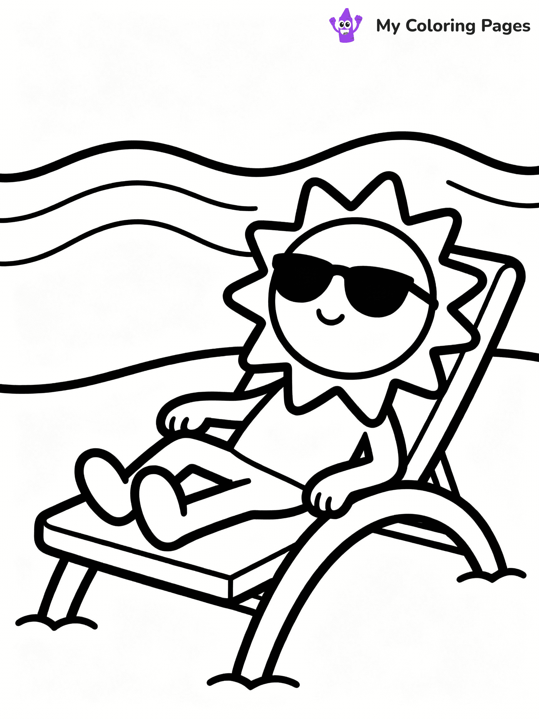 Sun Coloring Pages - 17