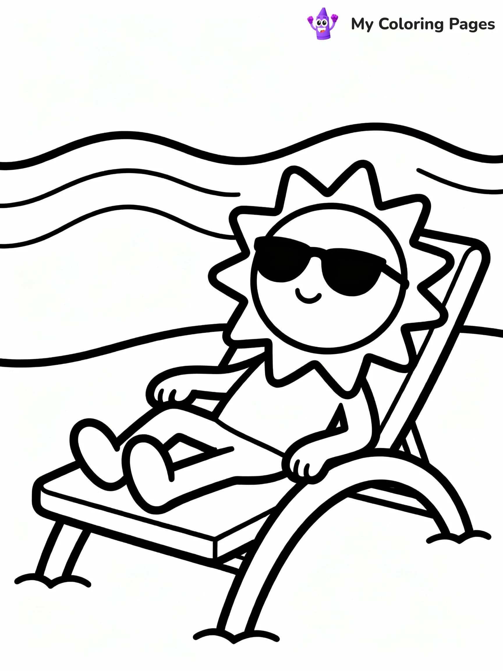 Sun Coloring Pages - 17