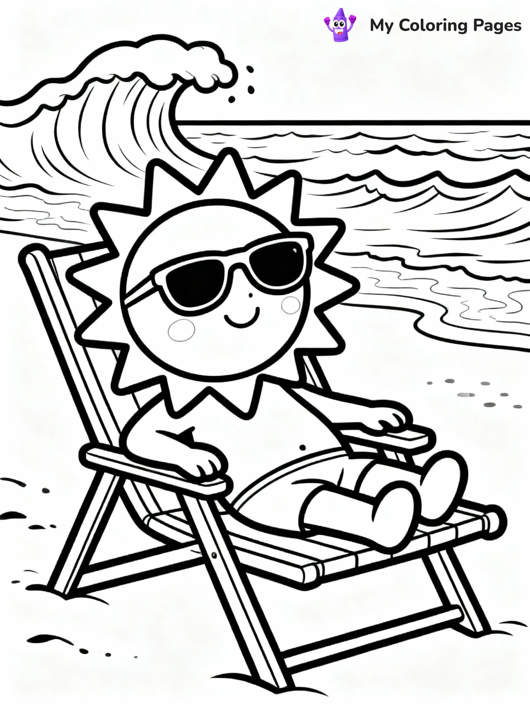 Sun Coloring Pages - 16