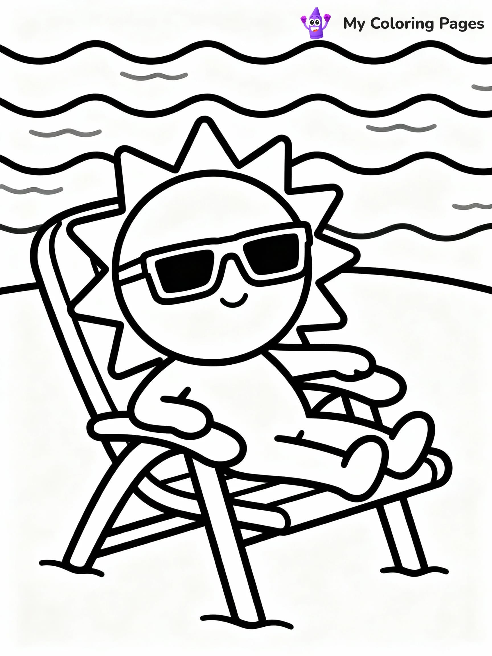 Sun Coloring Pages - 15