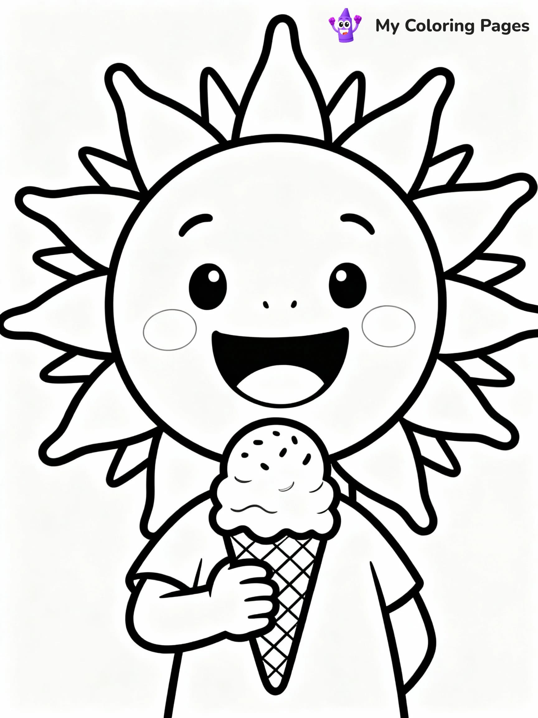 Sun Coloring Pages - 11