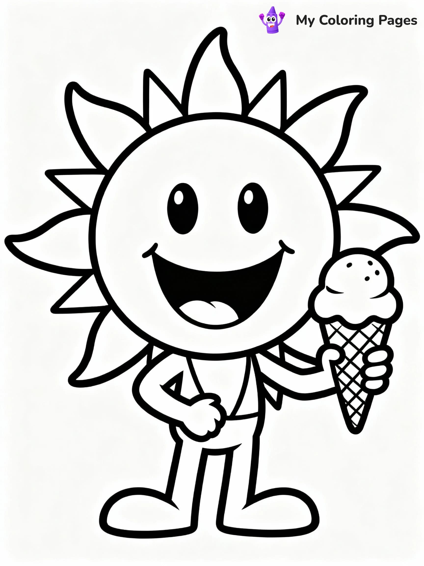 Sun Coloring Pages - 10