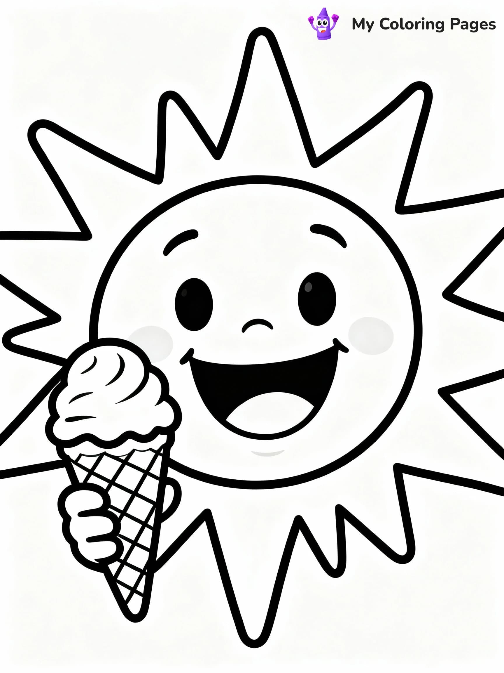 Sun Coloring Pages - 9