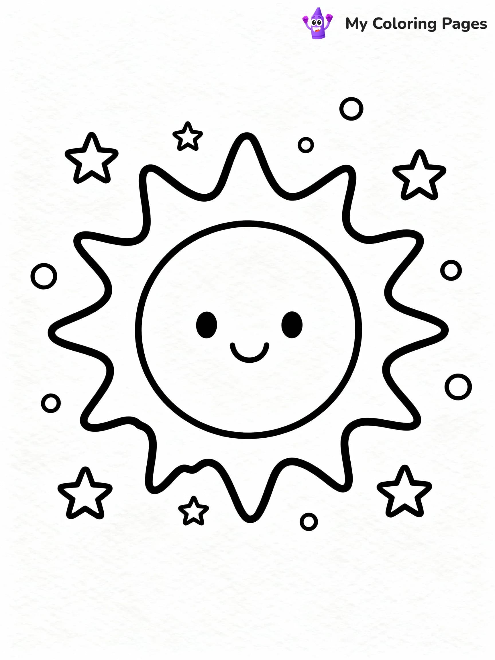 Sun Coloring Pages - 8