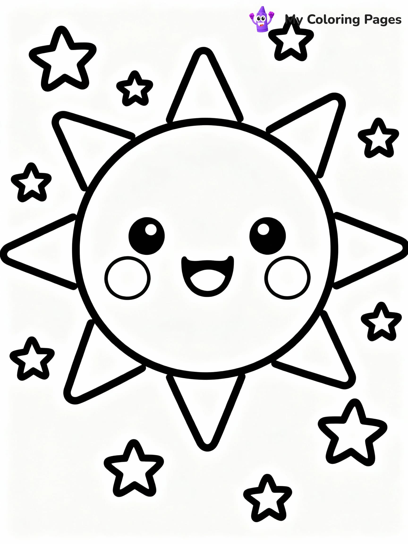 Sun Coloring Pages - 7