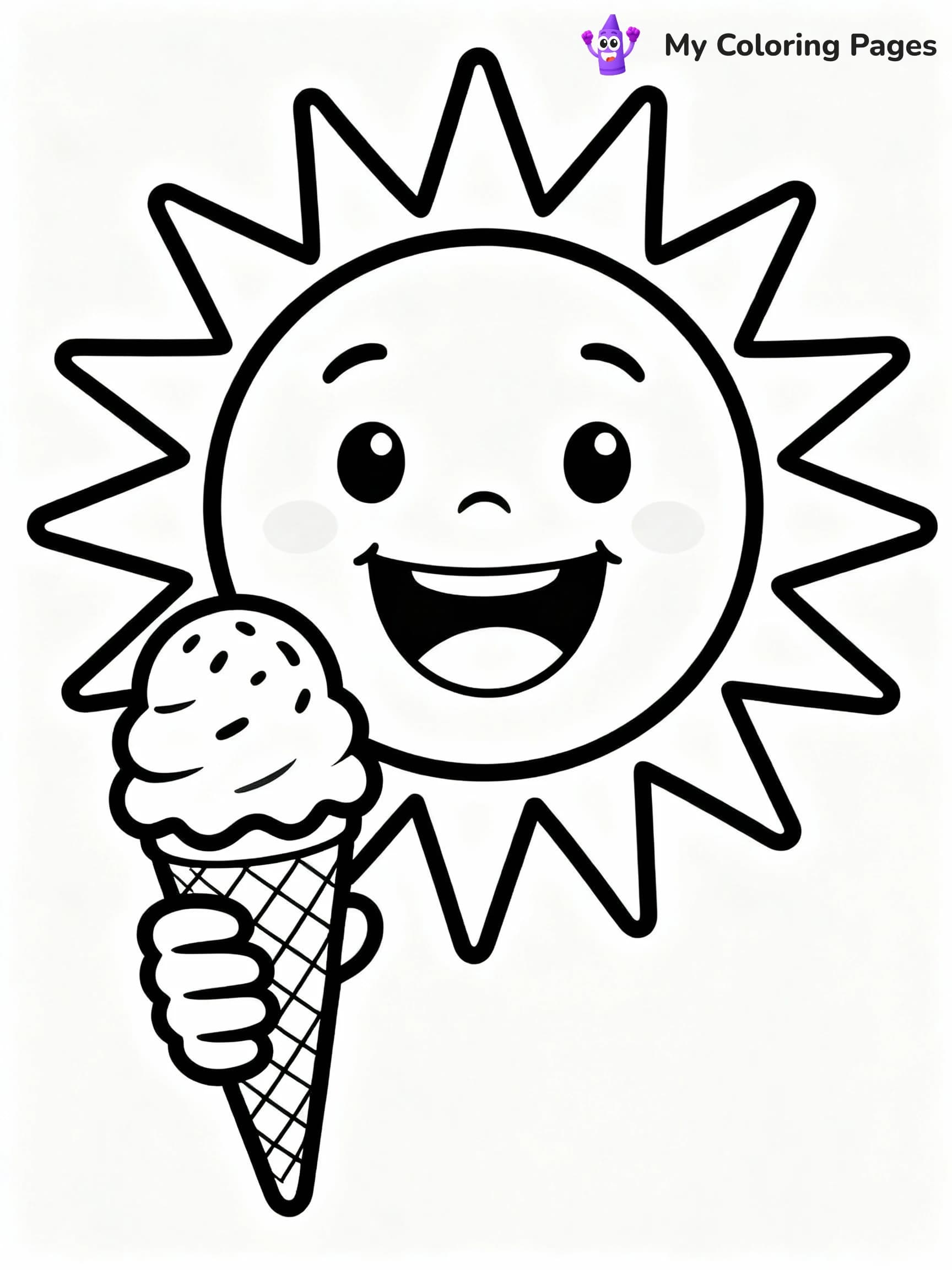 Sun Coloring Pages - 6
