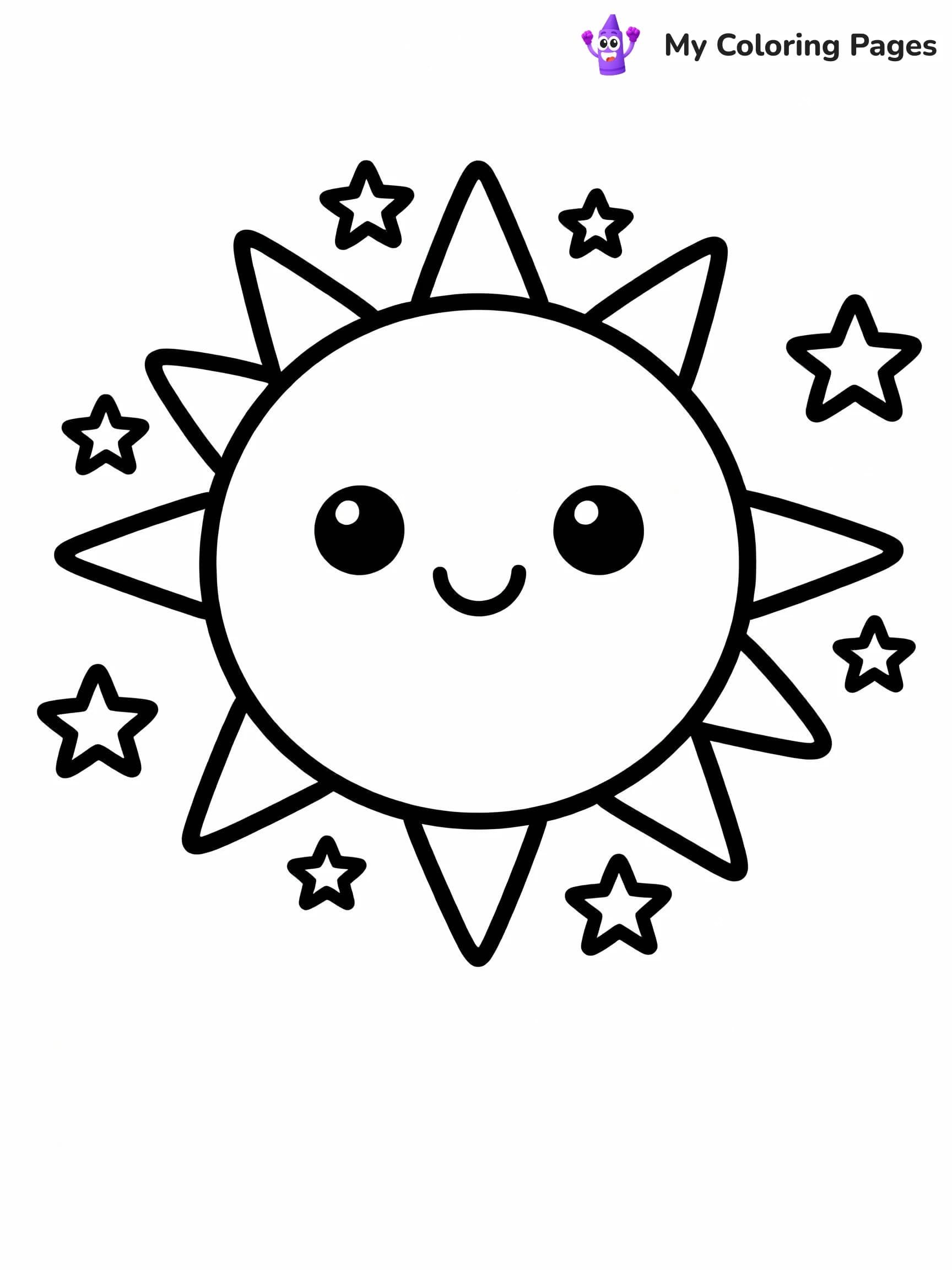 Sun Coloring Pages - 5