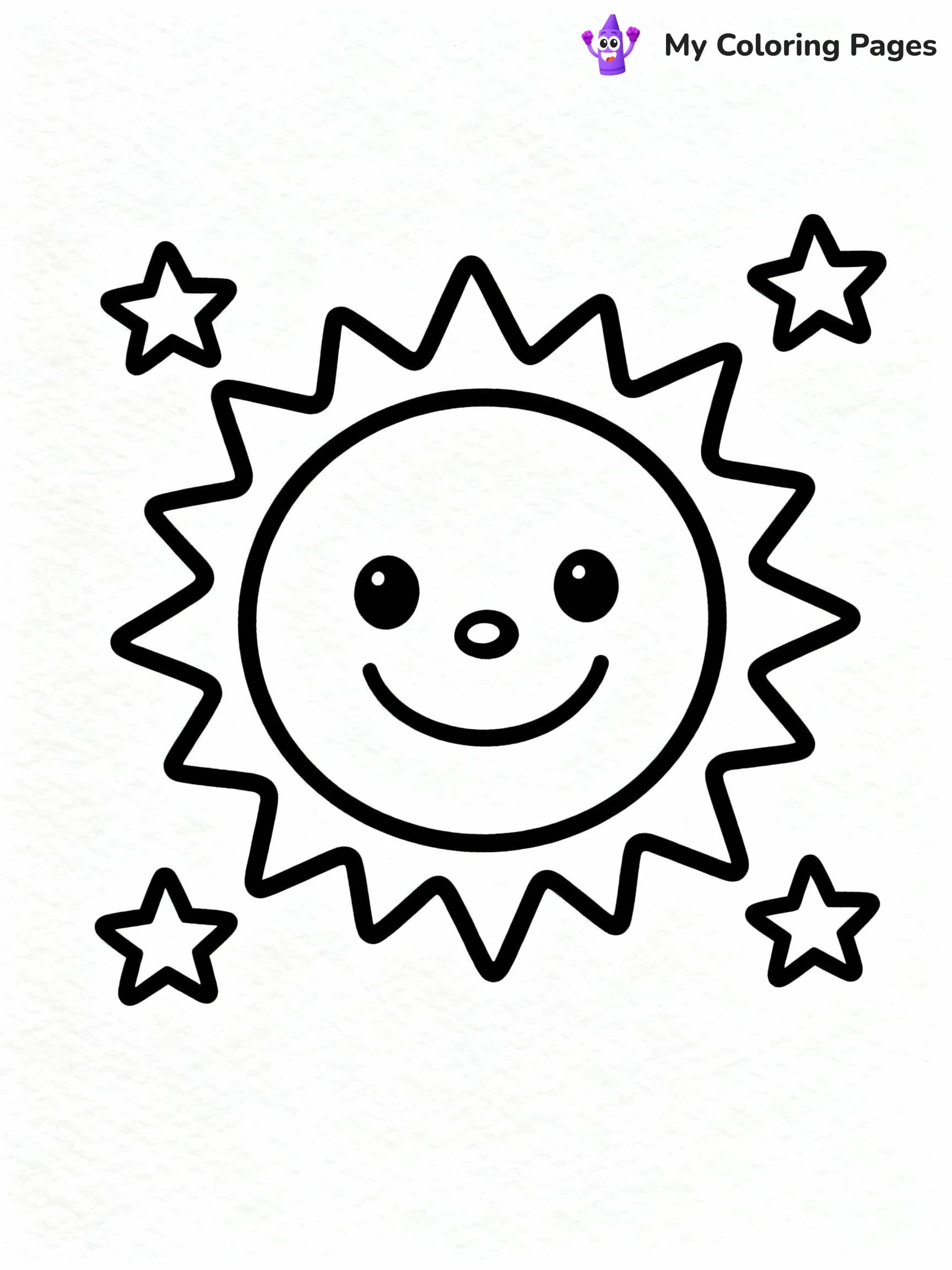 Sun Coloring Pages - 2