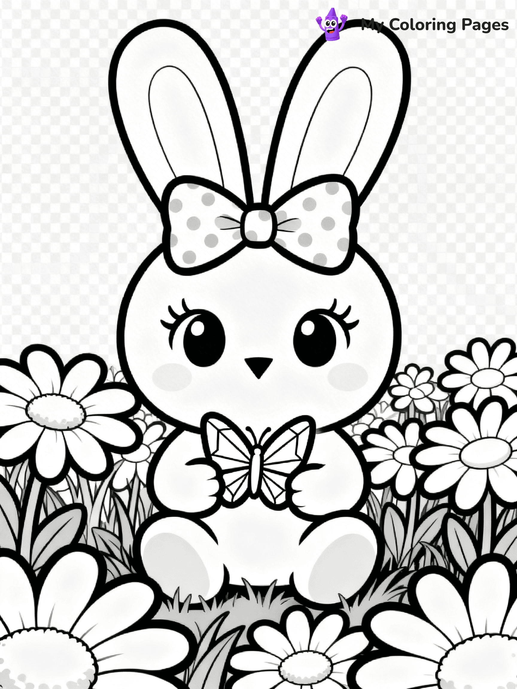 Sunny Bunnies Coloring Pages - 22