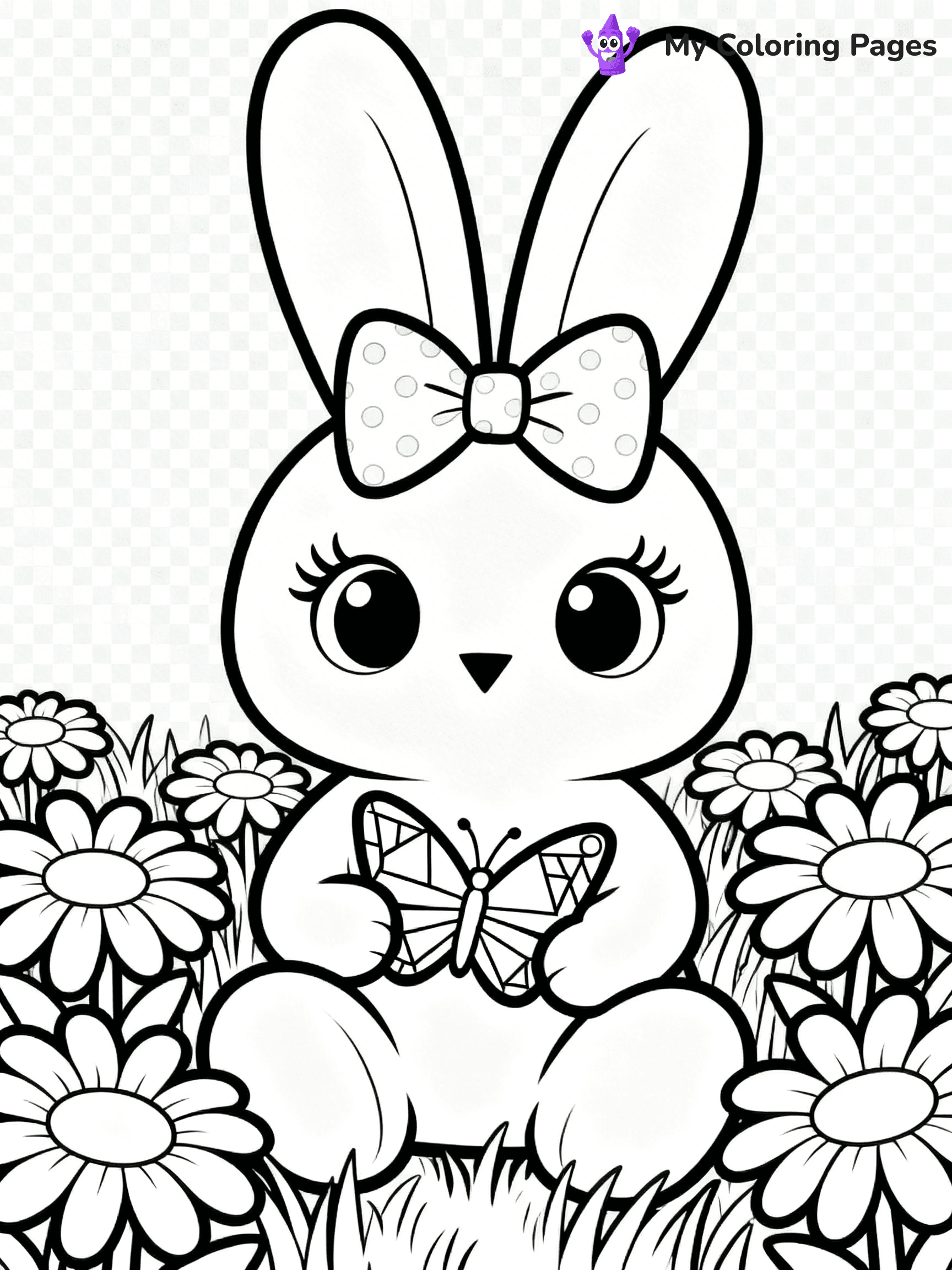 Sunny Bunnies Coloring Pages - 17