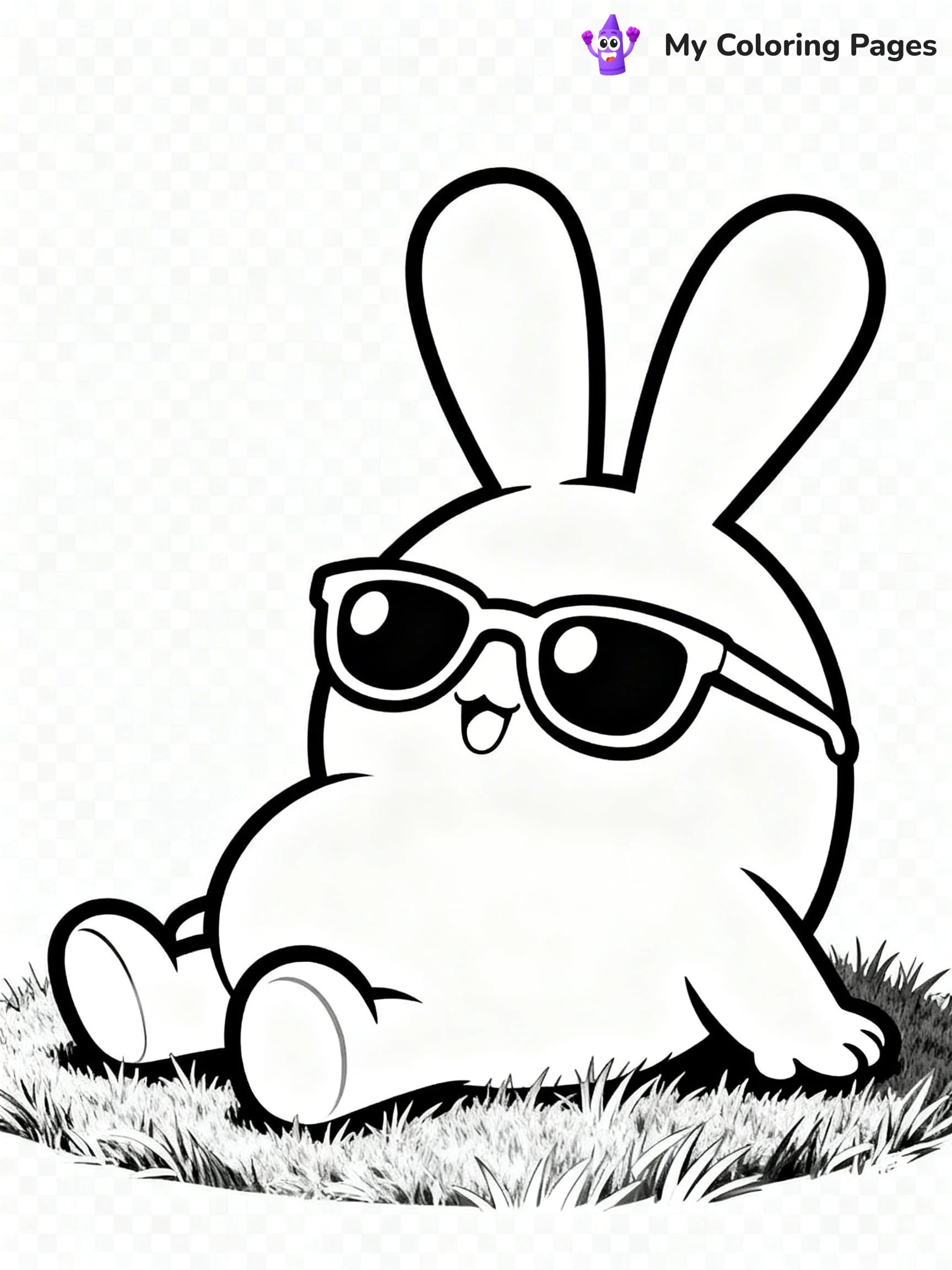 Sunny Bunnies Coloring Pages - 12