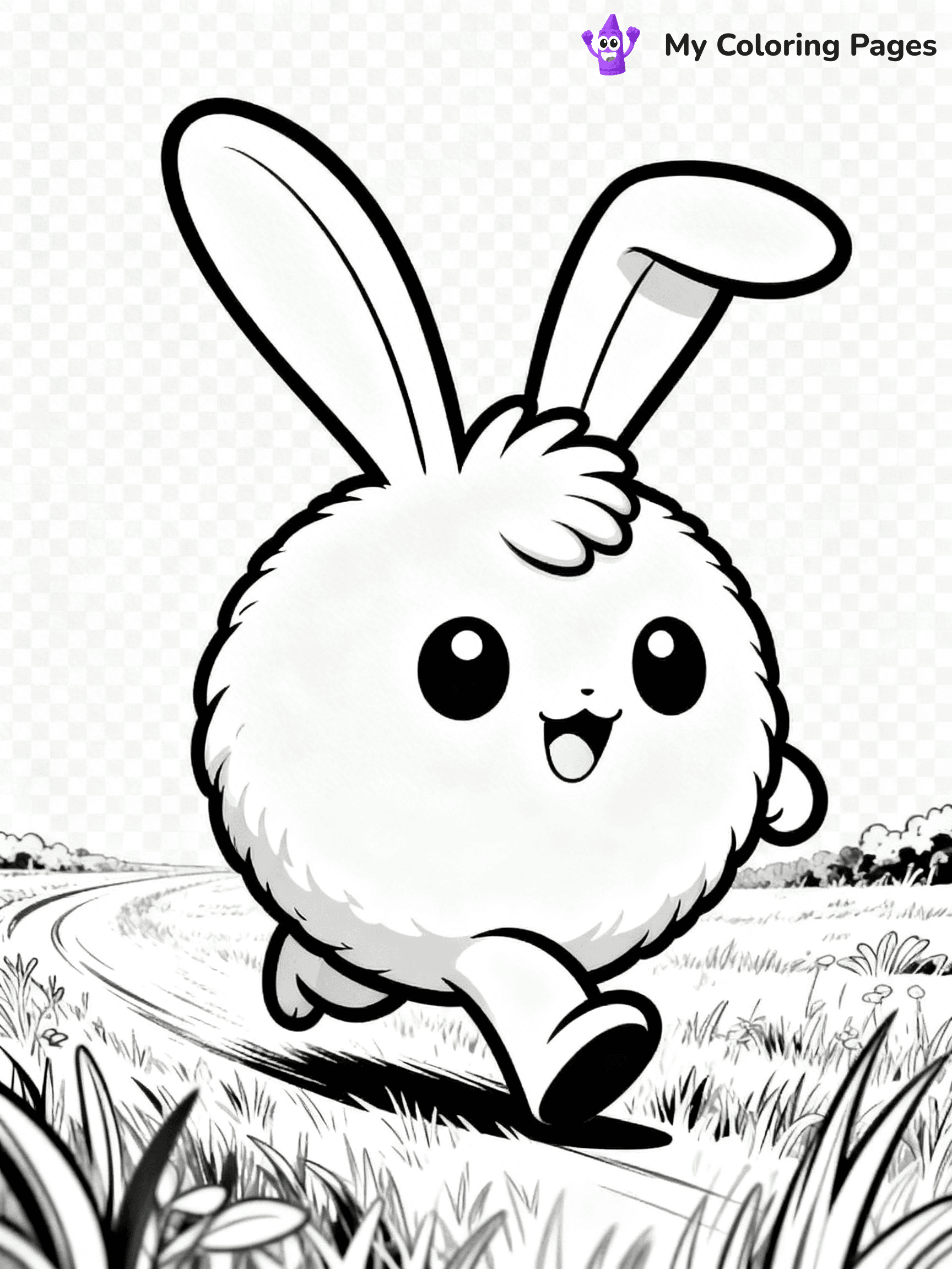 Sunny Bunnies Coloring Pages - 8