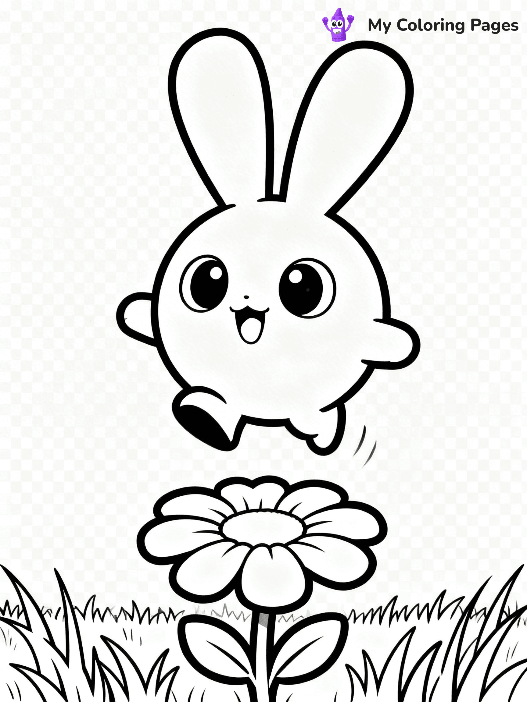 Sunny Bunnies Coloring Pages - 2