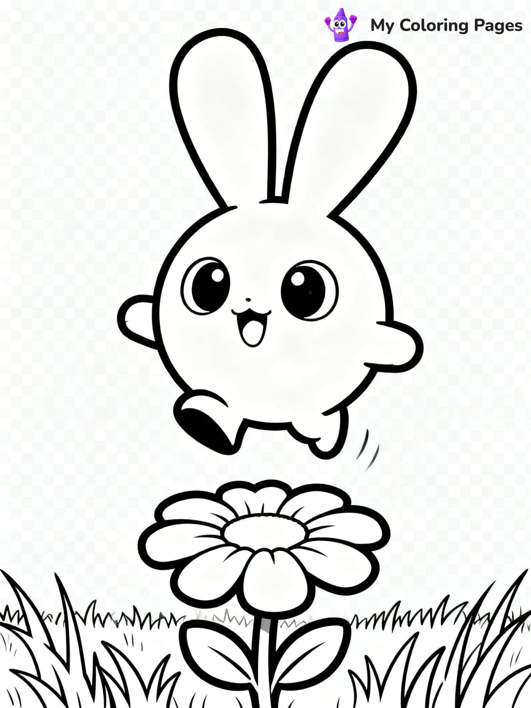 Sunny Bunnies Coloring Pages - 2