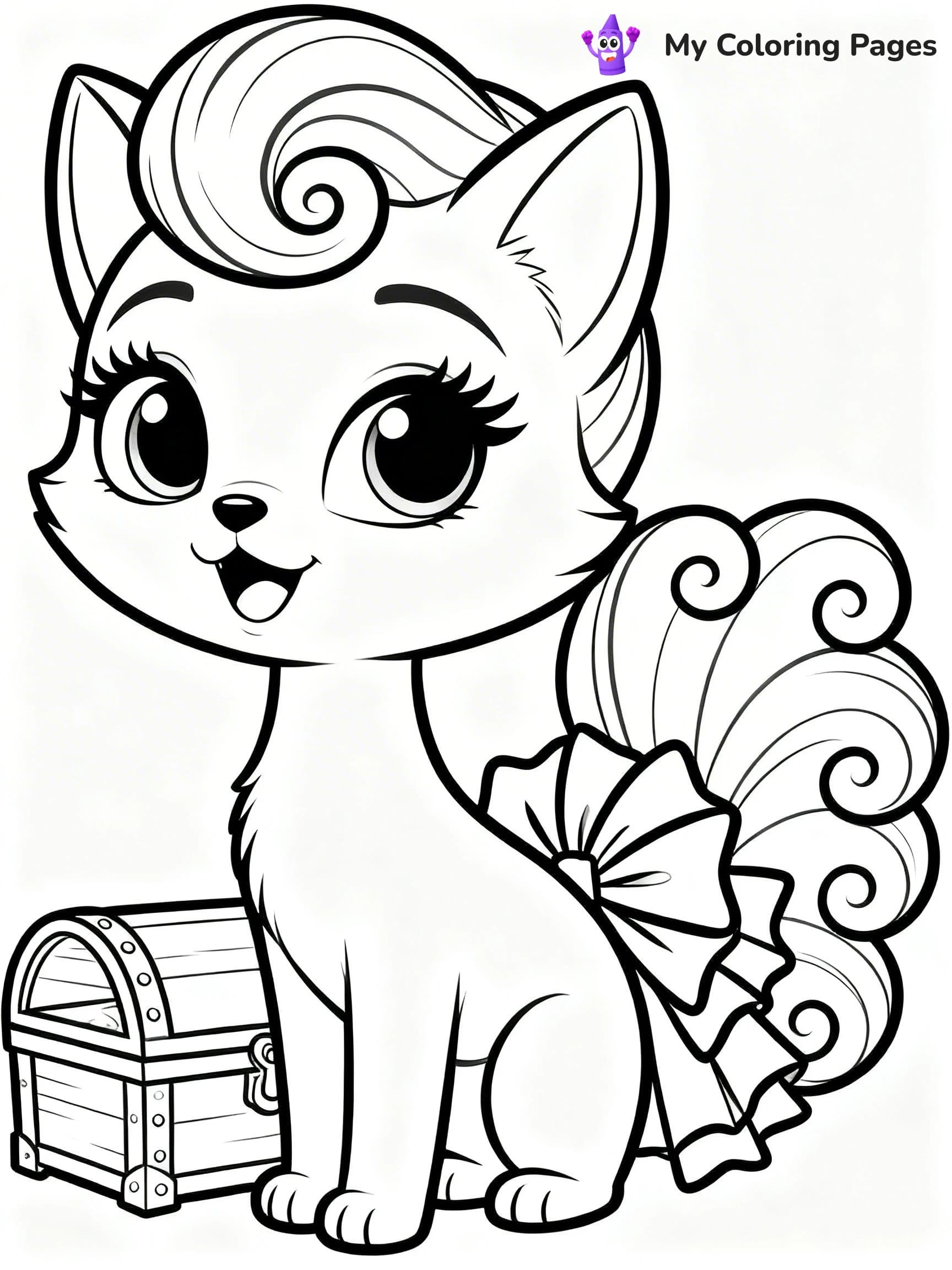 Palace Pets Coloring Pages - 12