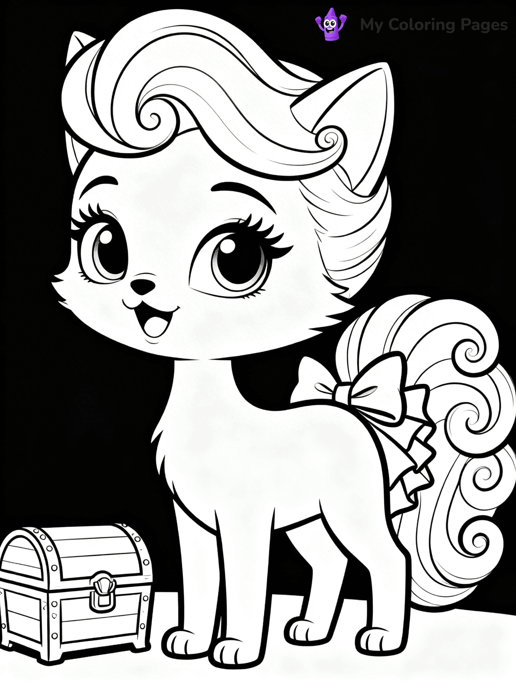 Palace Pets Coloring Pages - 9